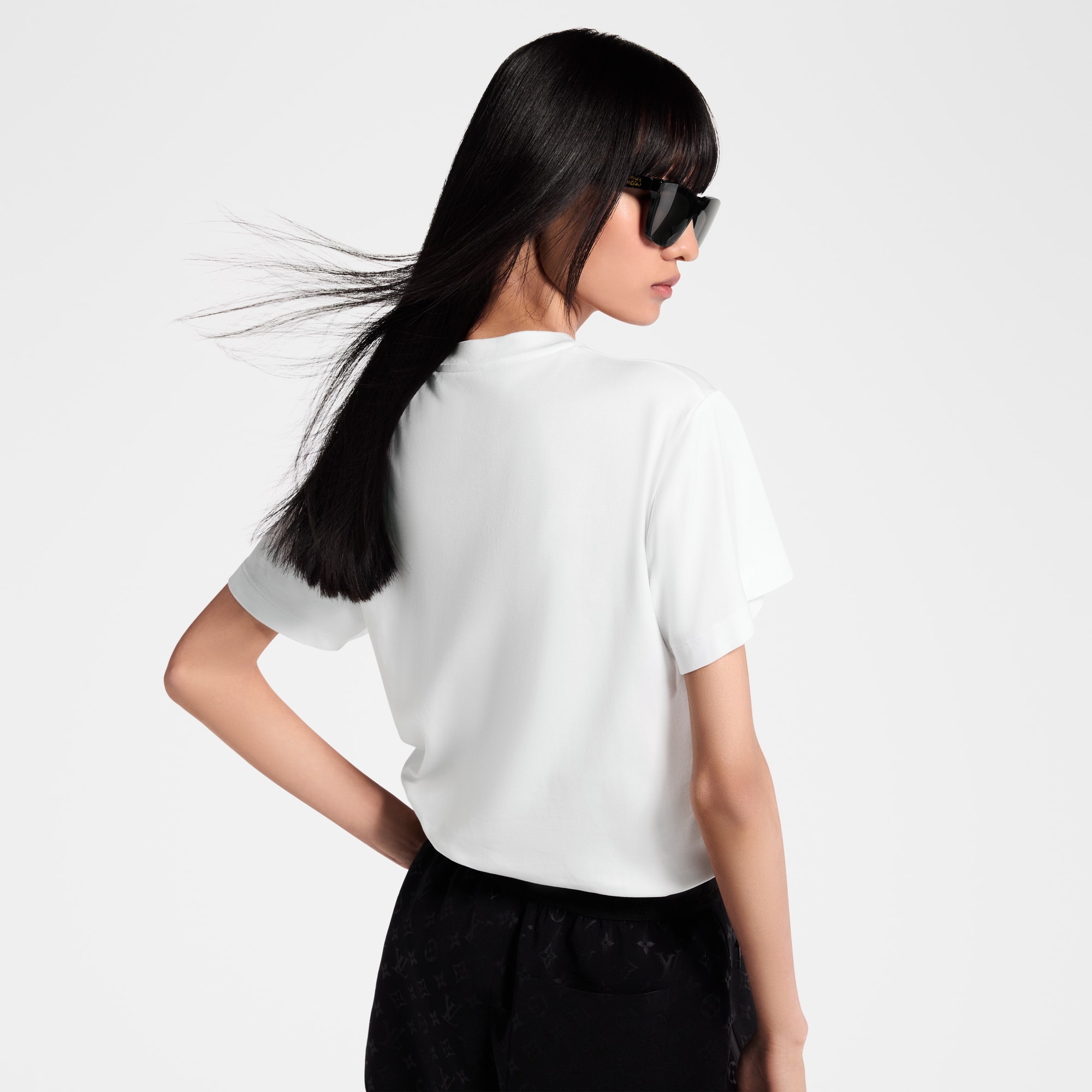 Signature Zipper Detail T-Shirt  in Women