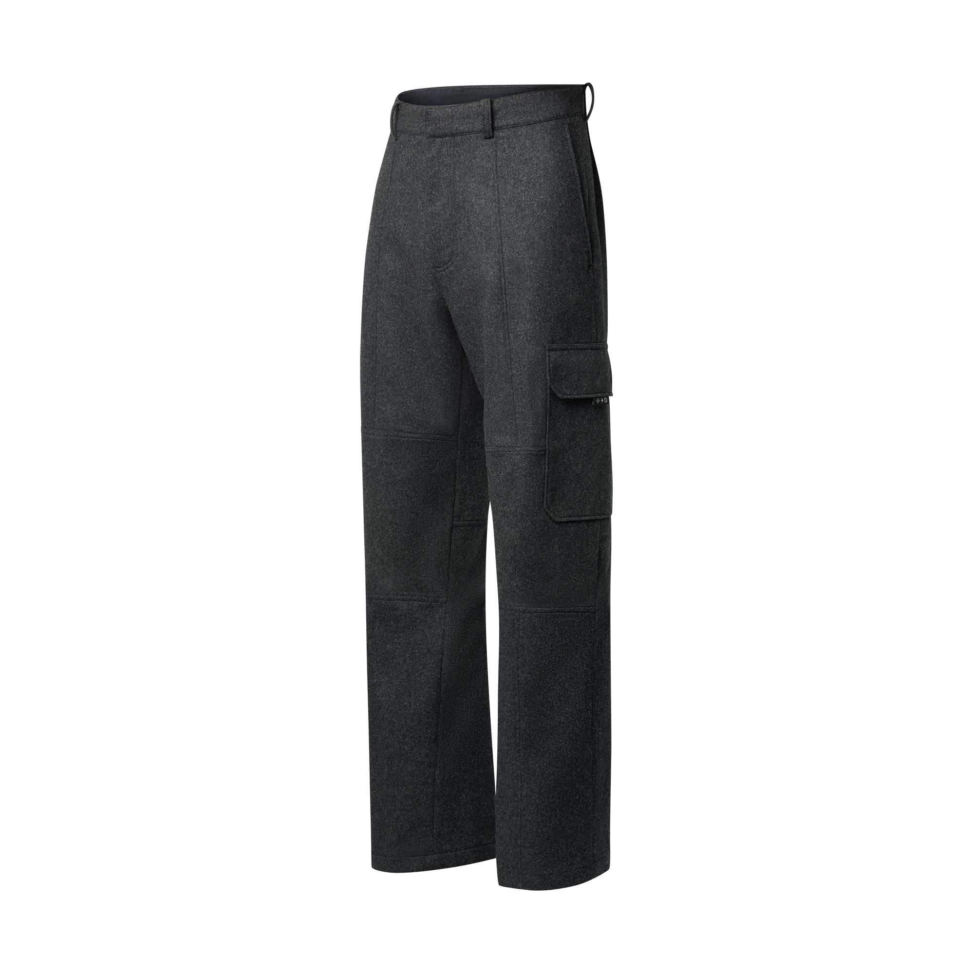 Silk, Cashmere And Wool Blend Double-Face Cargo Pants  in Men