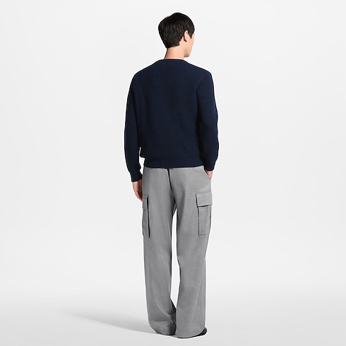 Silk Cashmere Tailored Drawstring Cargo Pants in Men's Ready-to-Wear All Ready-to-Wear collections by Louis Vuitton (Product zoom)