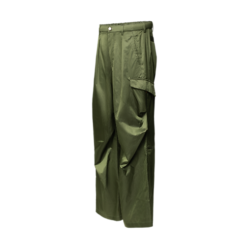 Silk Cotton Cargo Pants in Men's Ready to Wear Pants collections by Louis Vuitton (Product zoom)