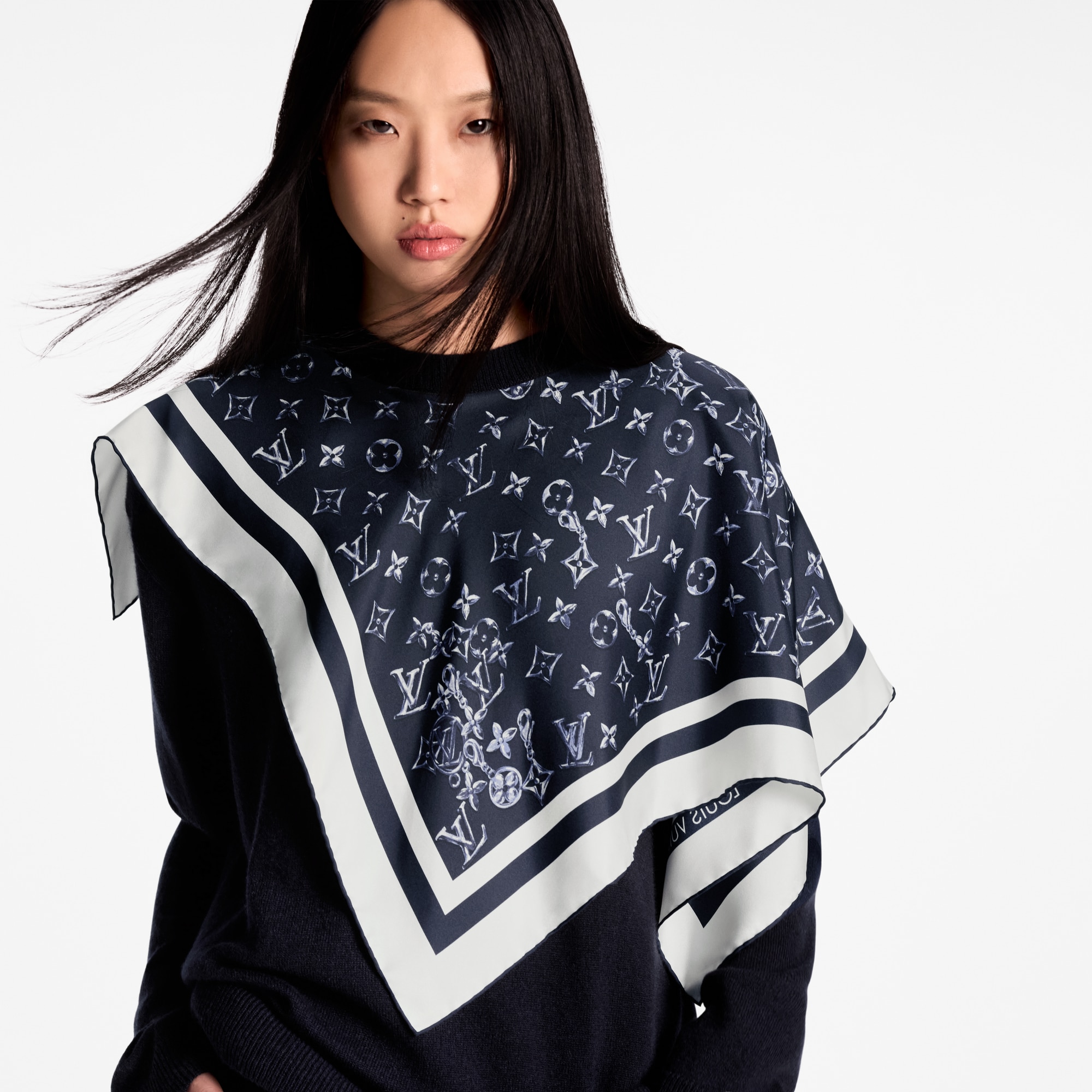 Silk Insert Cashmere Pullover  in Women