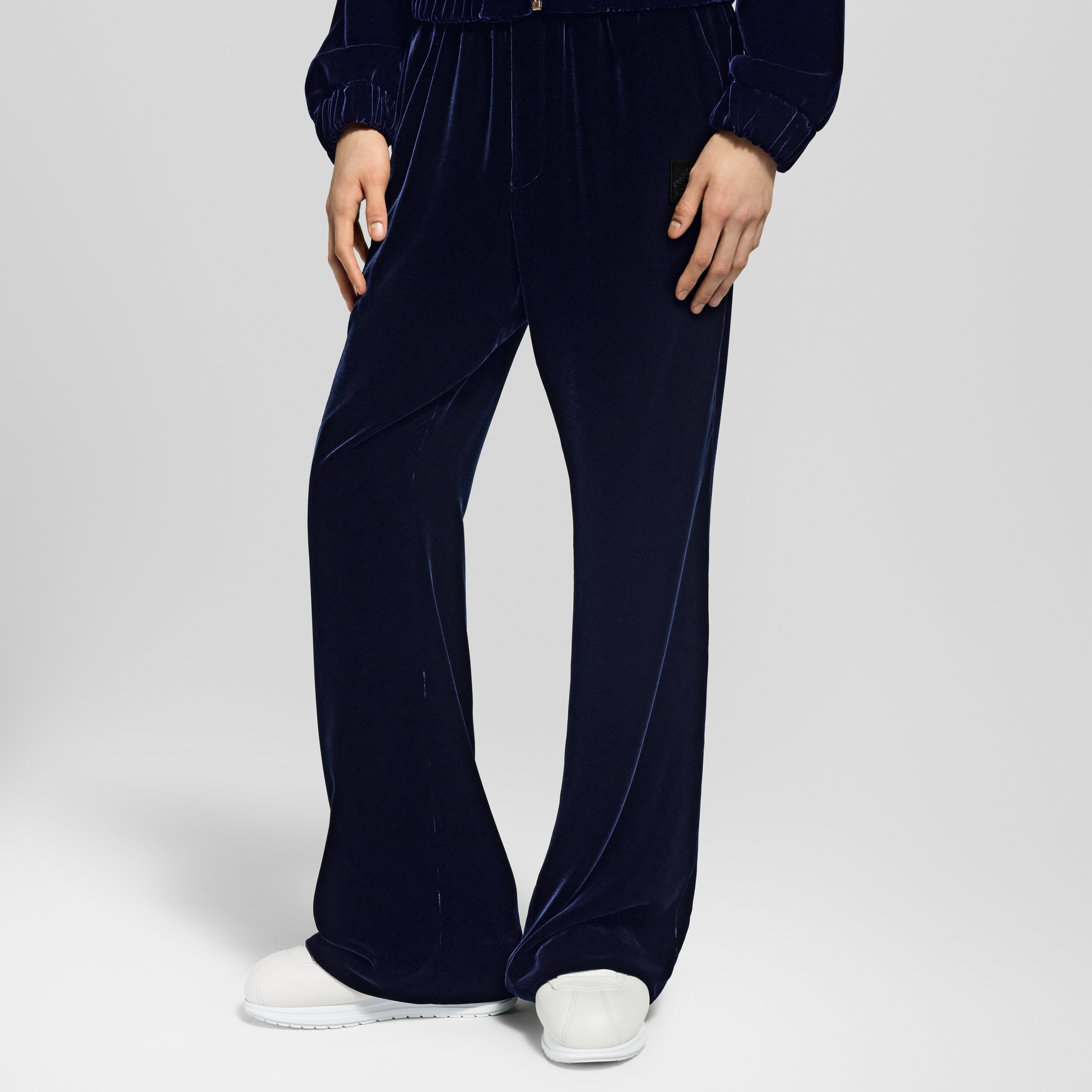 Silk Velvet Trackpants  in Men