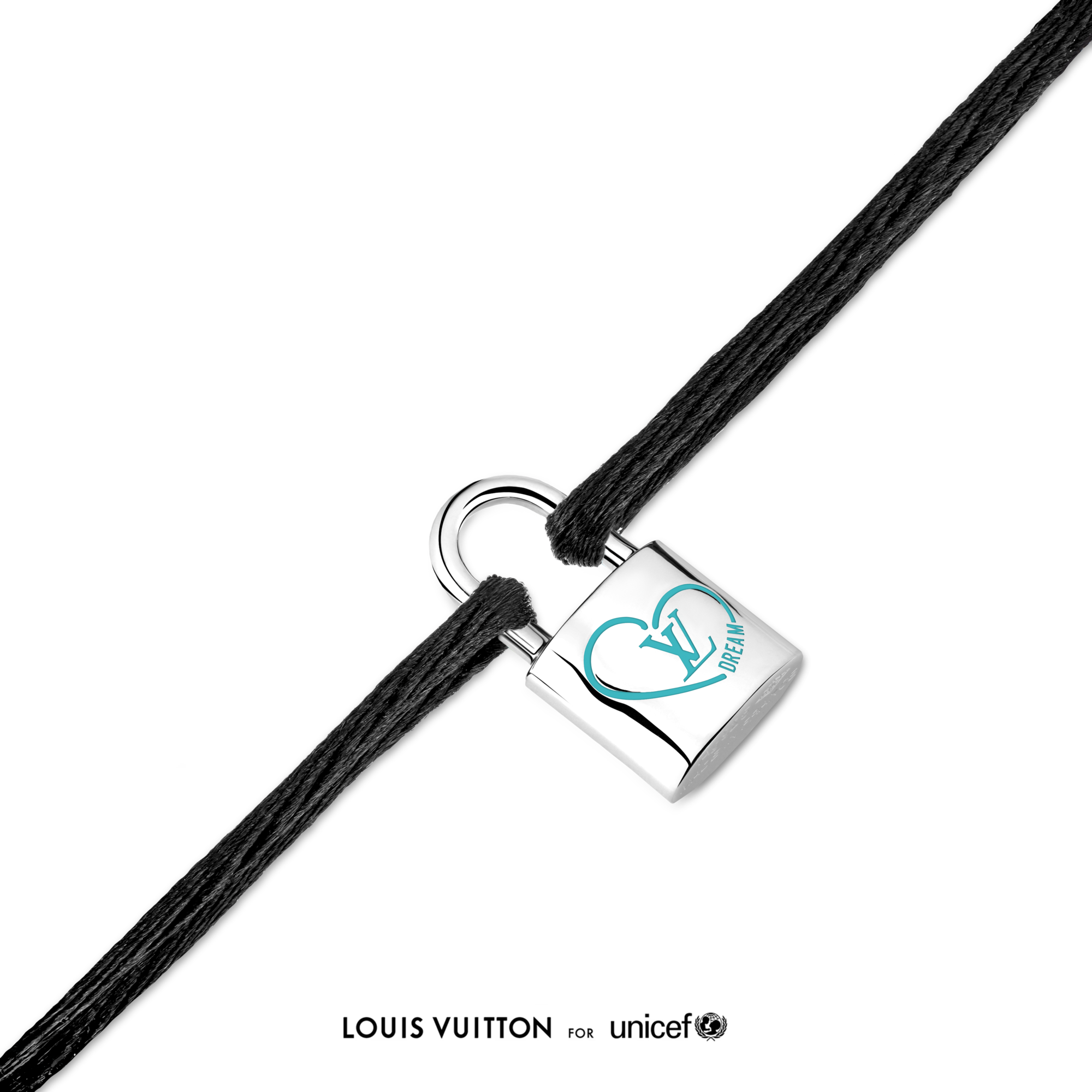 Silver Lockit x Felix Bracelet, Sterling Silver, Blue Lacquer and Polyester Cord  in Jewelry