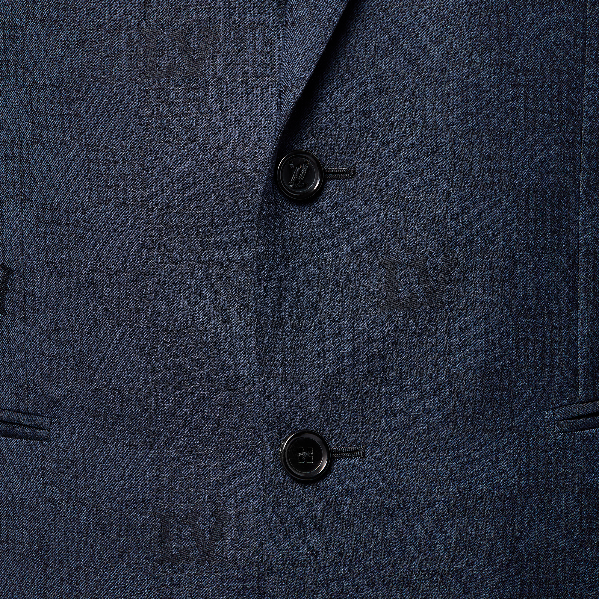 Single-Breasted Wool Pont Neuf Jacket  in Men