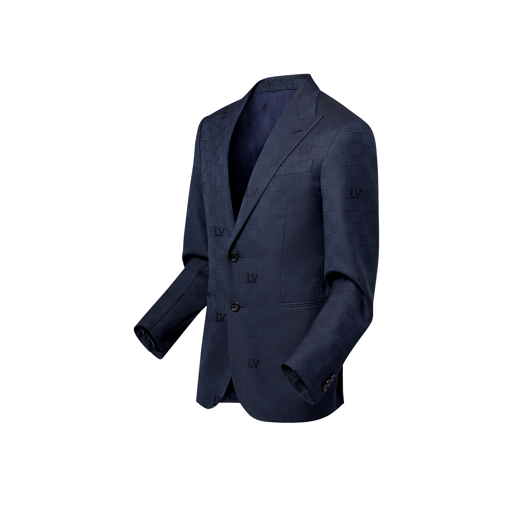 Single-Breasted Wool Pont Neuf Jacket  in Men