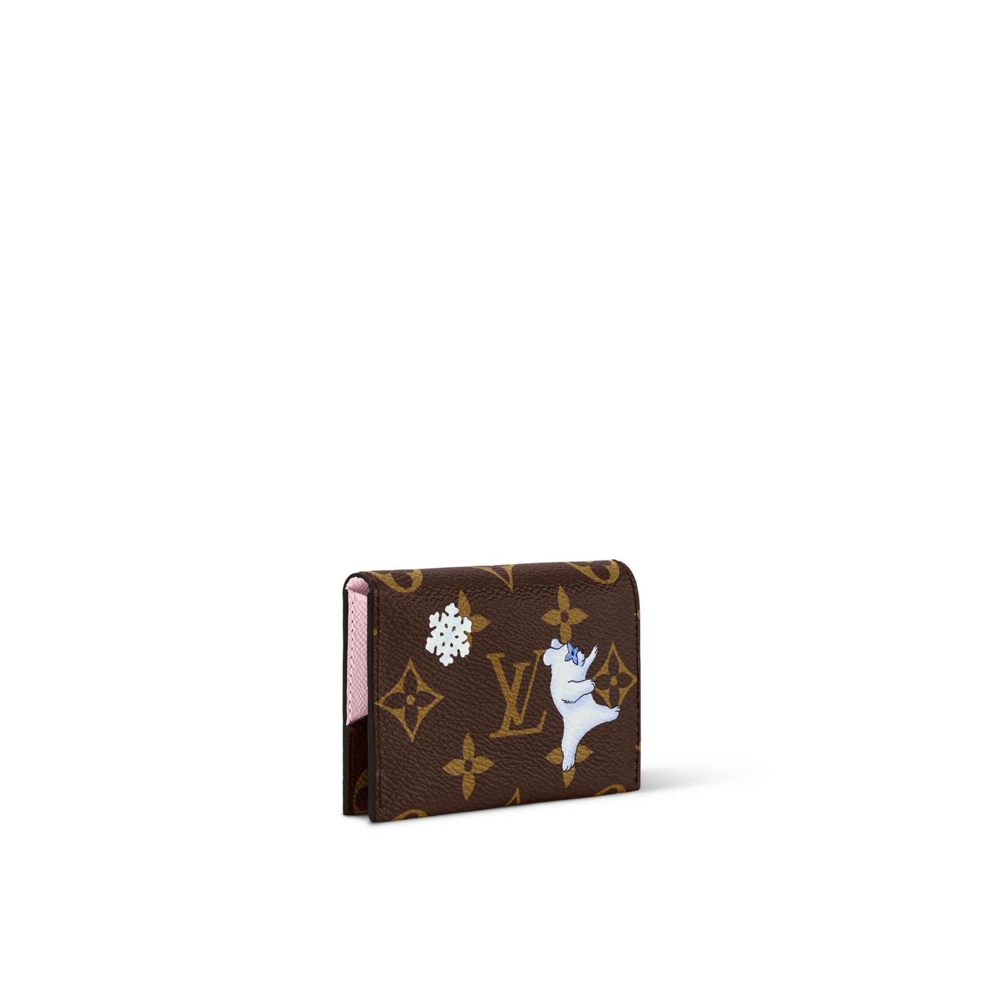 Slim Card Holder Monogram Canvas in Women