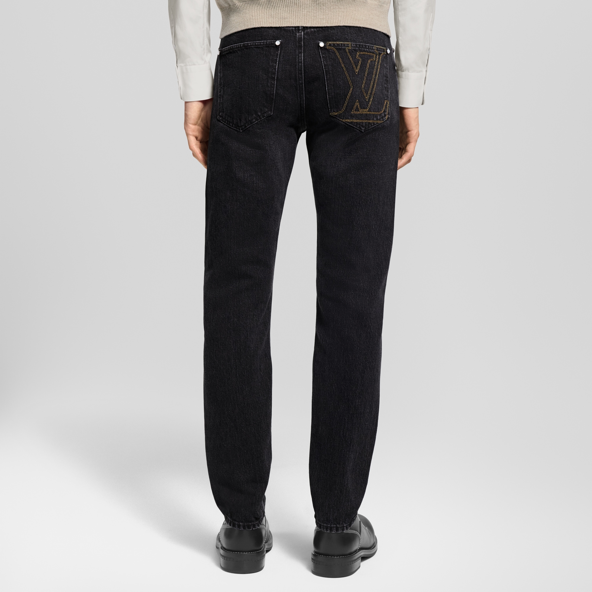 Slim Fit Denim Pants  in Men