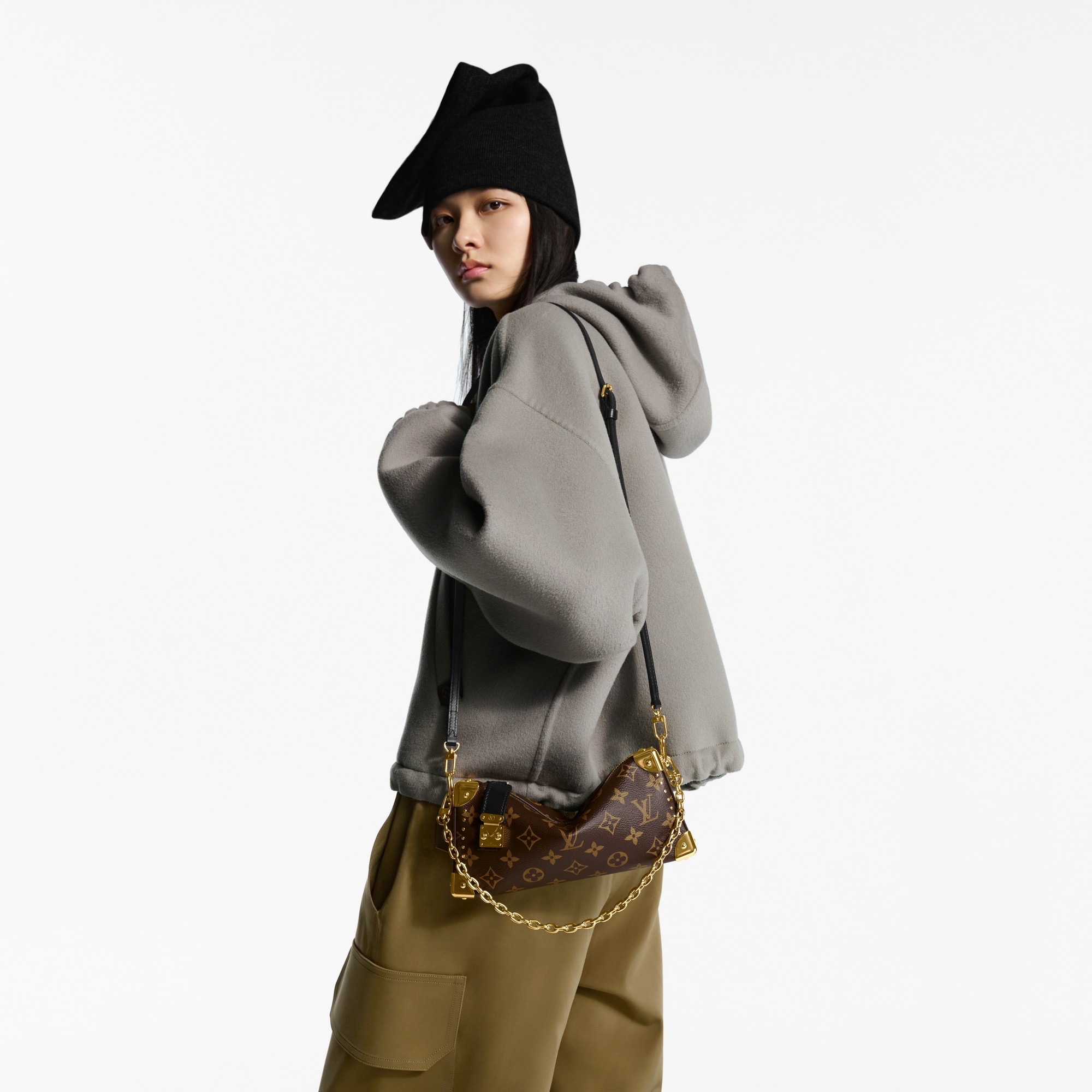 Slim Trunk Monogram Canvas in Women