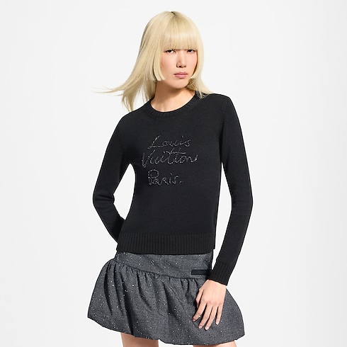 Sparkle Signature Cashmere Pullover in Women's Ready-to-Wear Tops and Shirts collections by Louis Vuitton (Product zoom)
