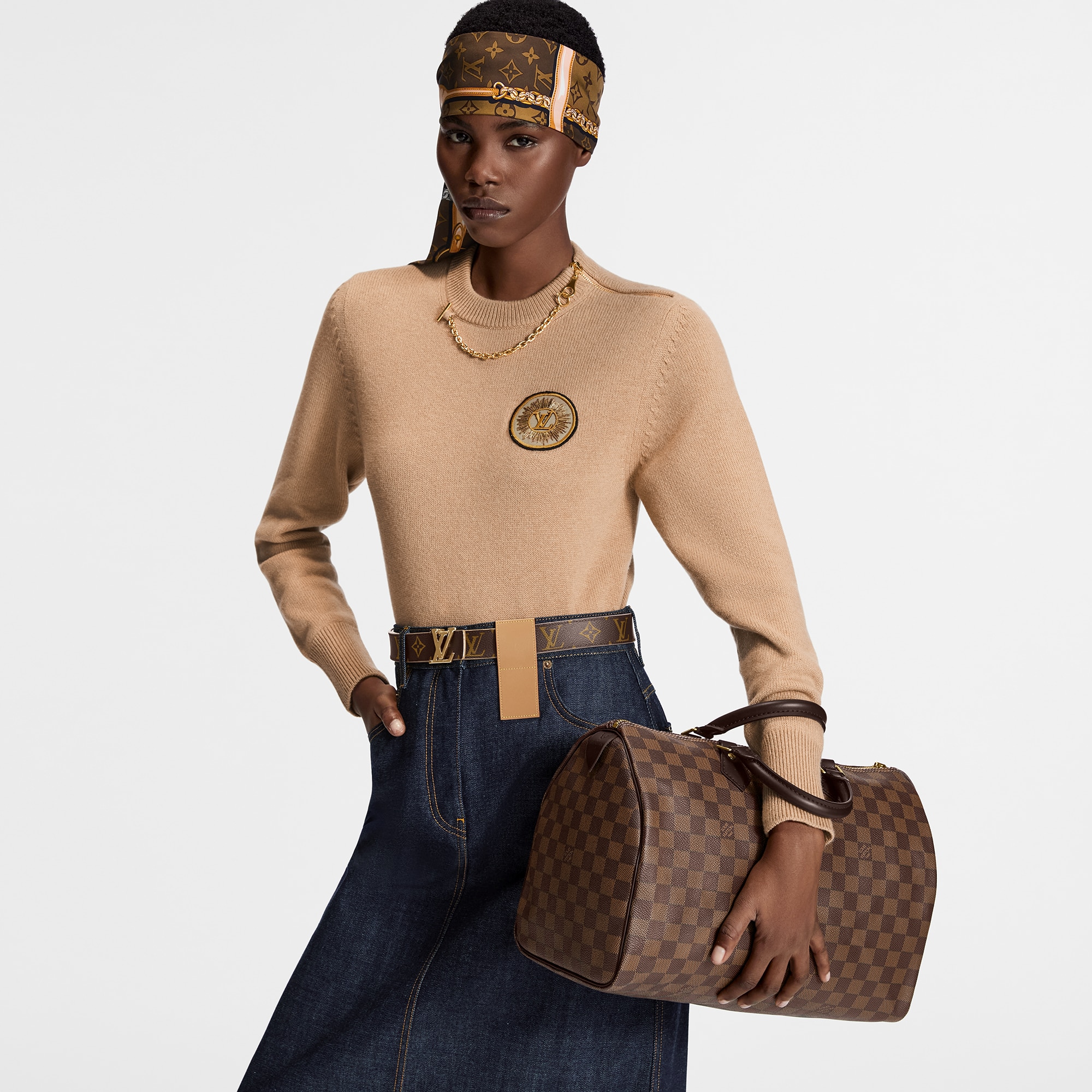Speedy 35 Damier Ebene Canvas - Handbags | LOUIS VUITTON