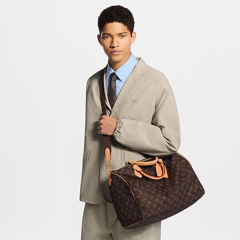 Speedy 40 Bandoulière Louis Vuitton Silk Tech G76 in Men's Bags All Bags collections by Louis Vuitton (Product zoom)