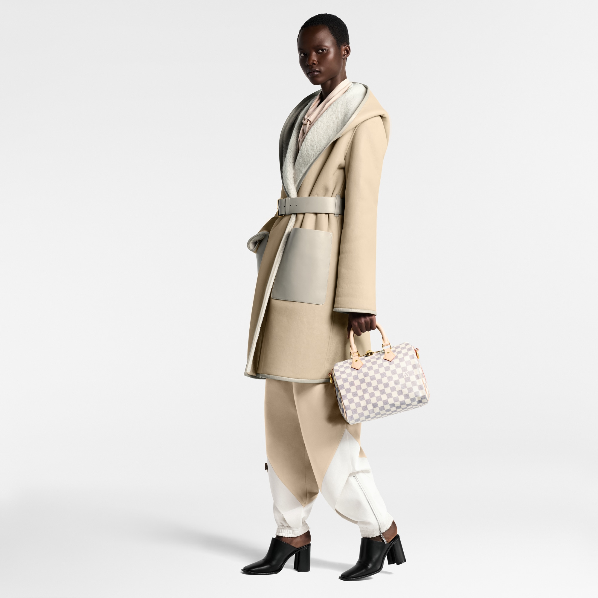 Speedy Bandoulière 25 Damier Azur Canvas in Women