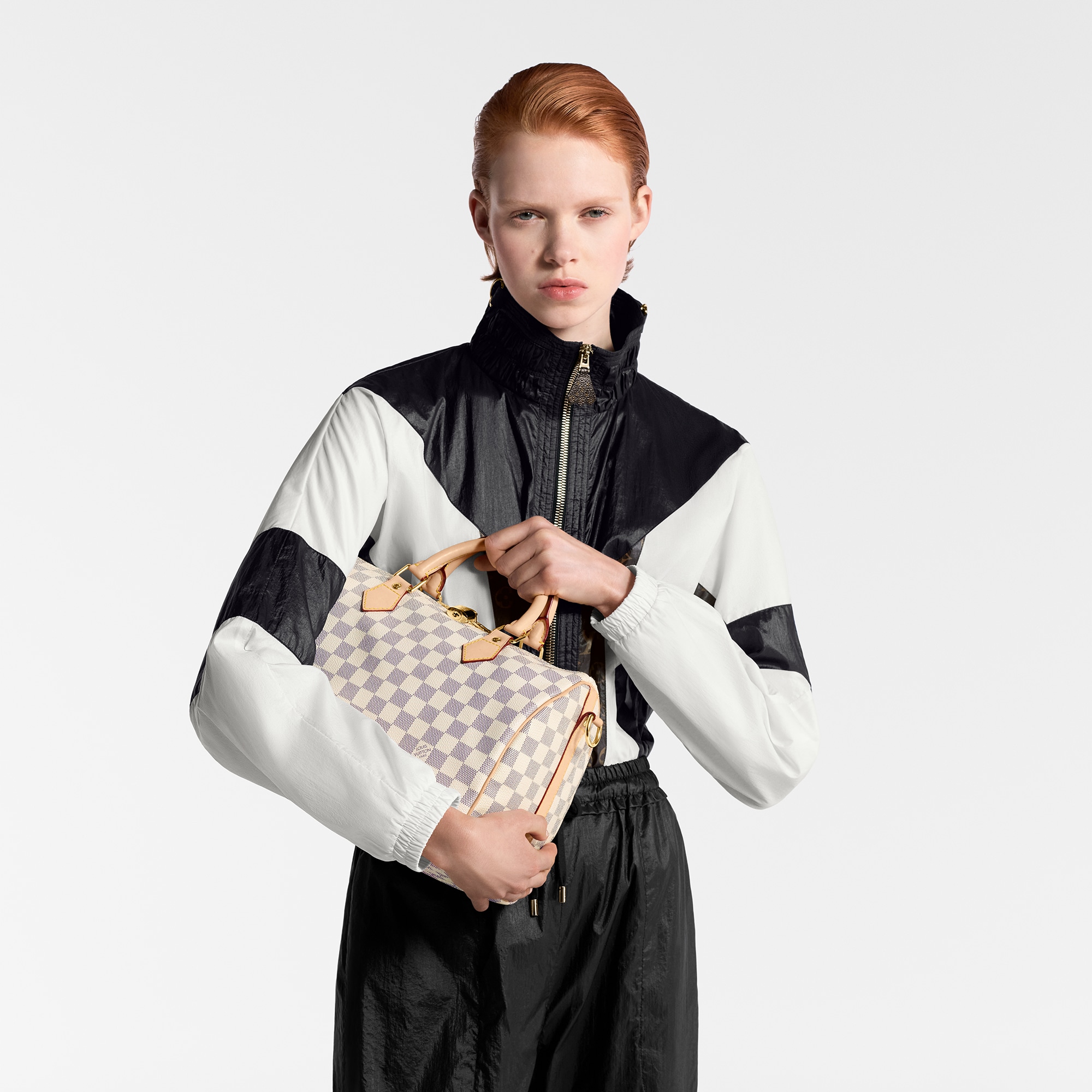 Speedy Bandoulière 30 Damier Azur Canvas - Handbags | LOUIS VUITTON