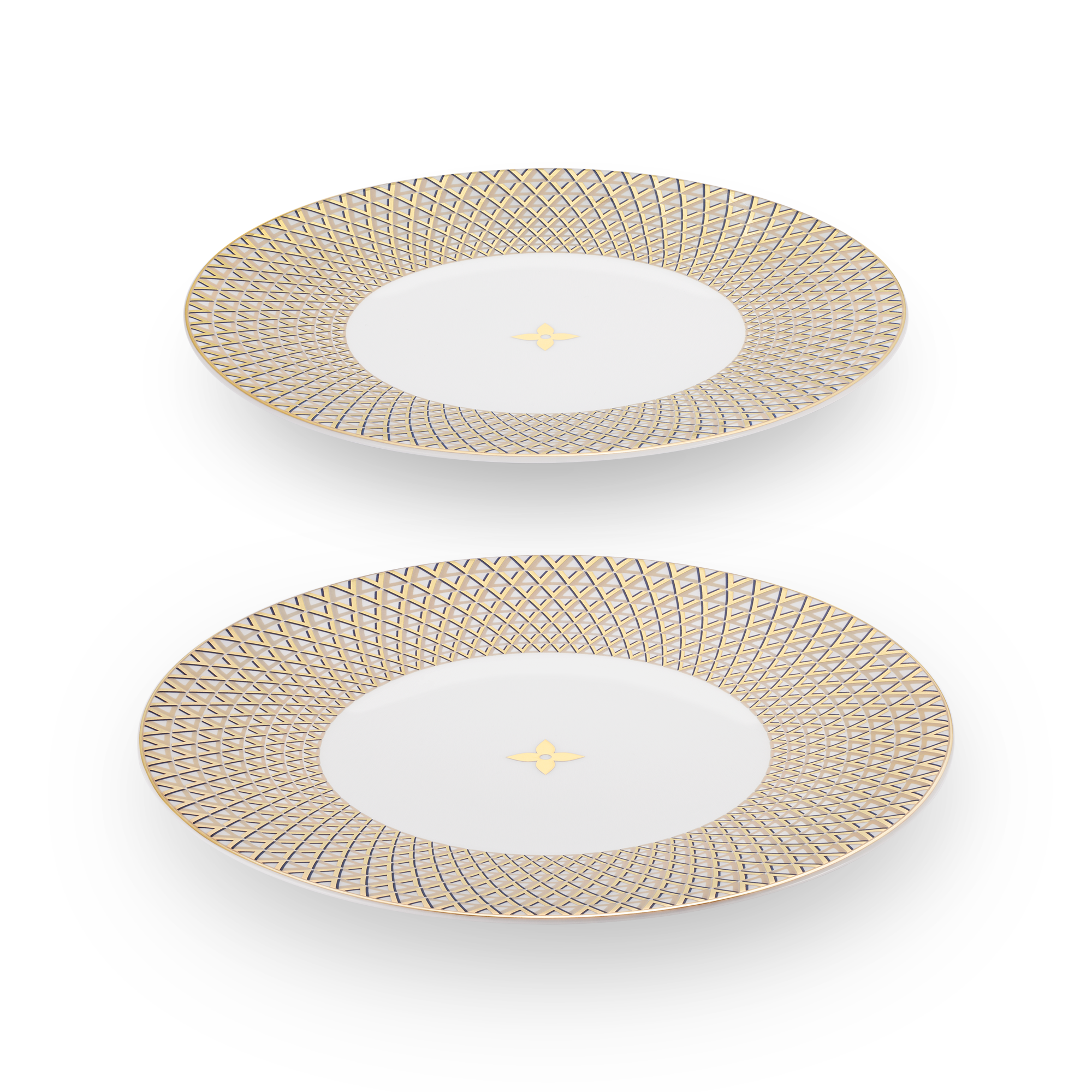 Splendor Set Of 2 Dessert Plates   in Trunks, Travel and Home