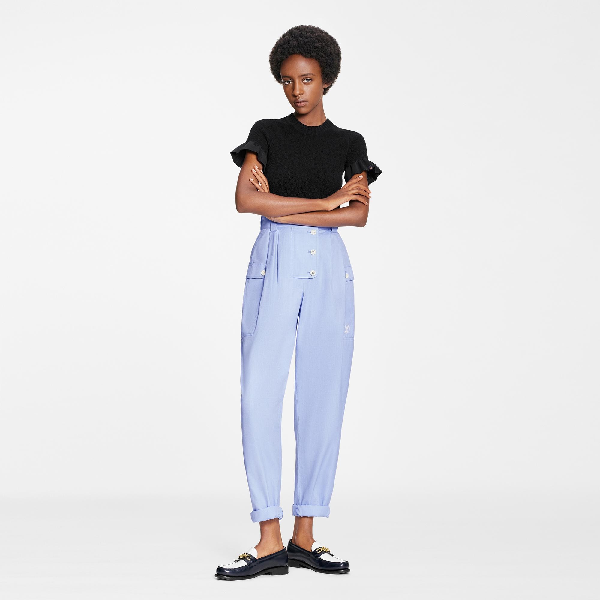Sporty Tailored Carrot Pants - Ready to 