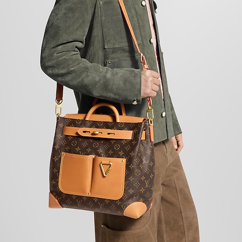Steamer 30 Monogram Archive in Bags and Small Leather Goods's Men Bags LV Icons collections by Louis Vuitton (Product zoom)