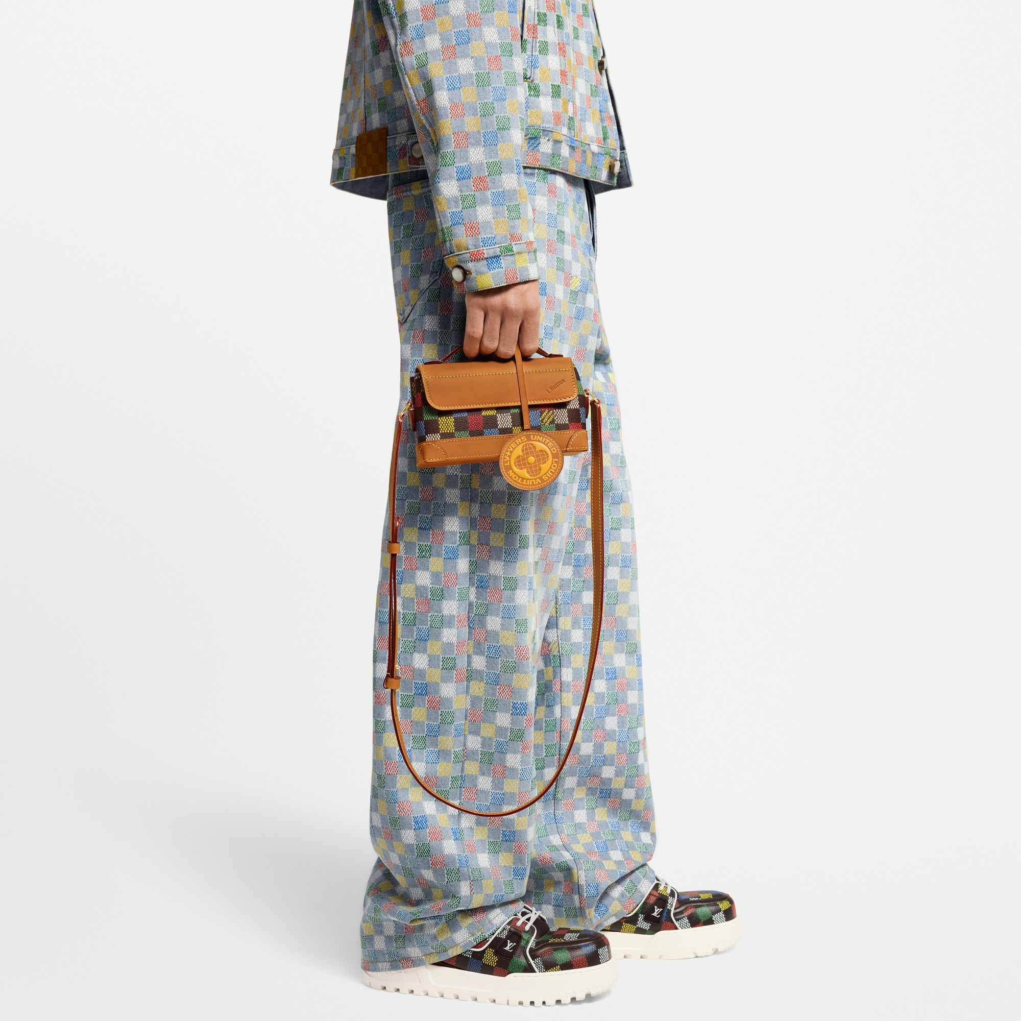 Steamer East West Wearable Wallet Damier Other in Men