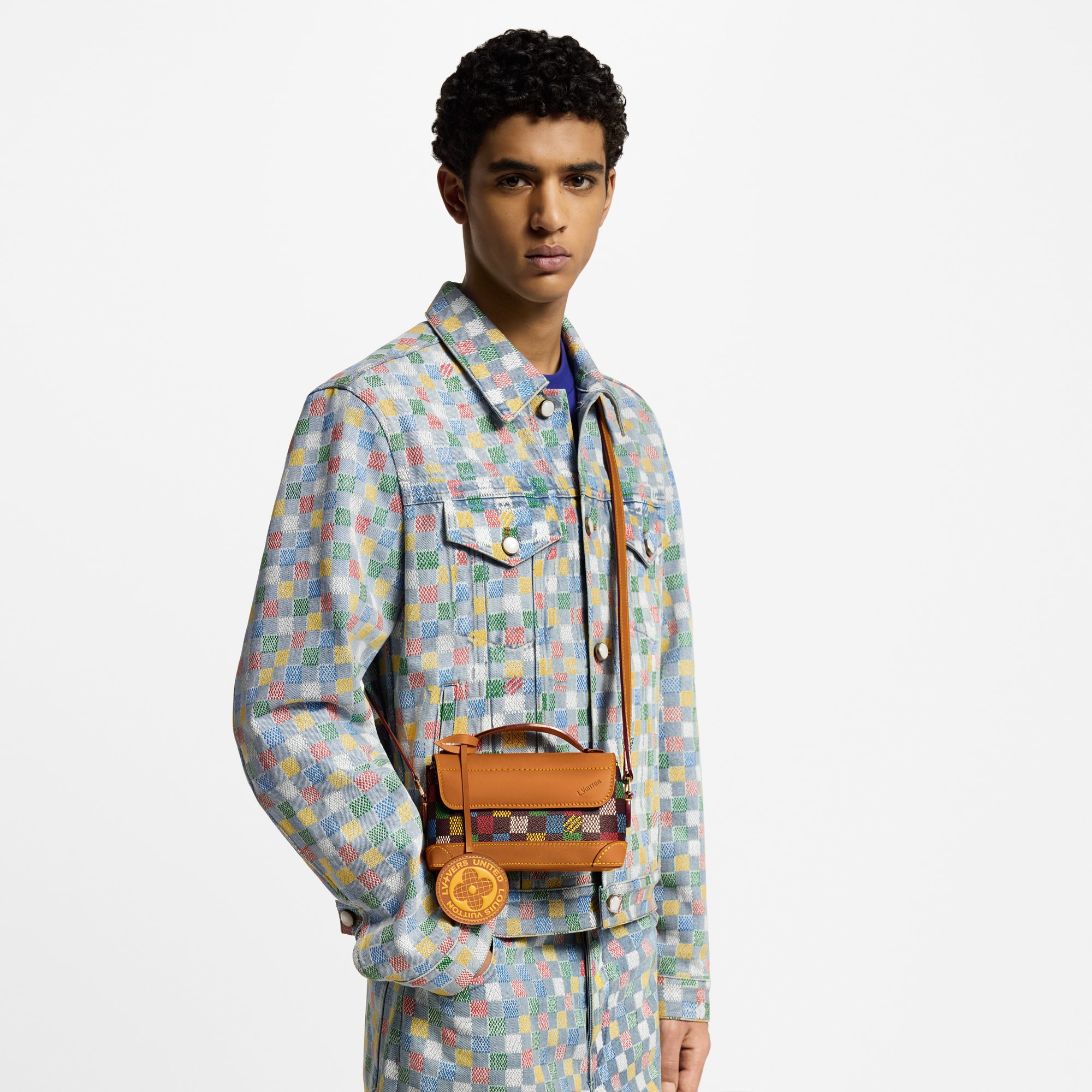 Steamer East West Wearable Wallet Damier Other in Men