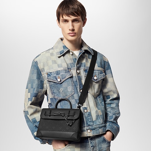 Steamer PM Monogram Taurillon Leather in Men's Bags All Collections collections by Louis Vuitton (Product zoom)