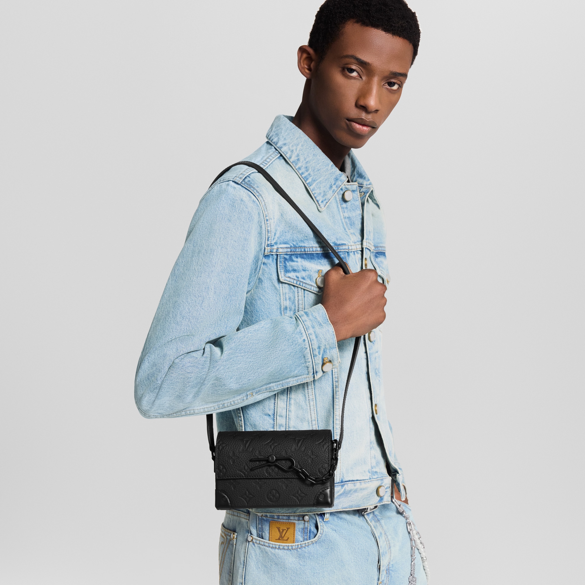 Steamer Wearable Wallet  Monogram Taurillon Leather in Men