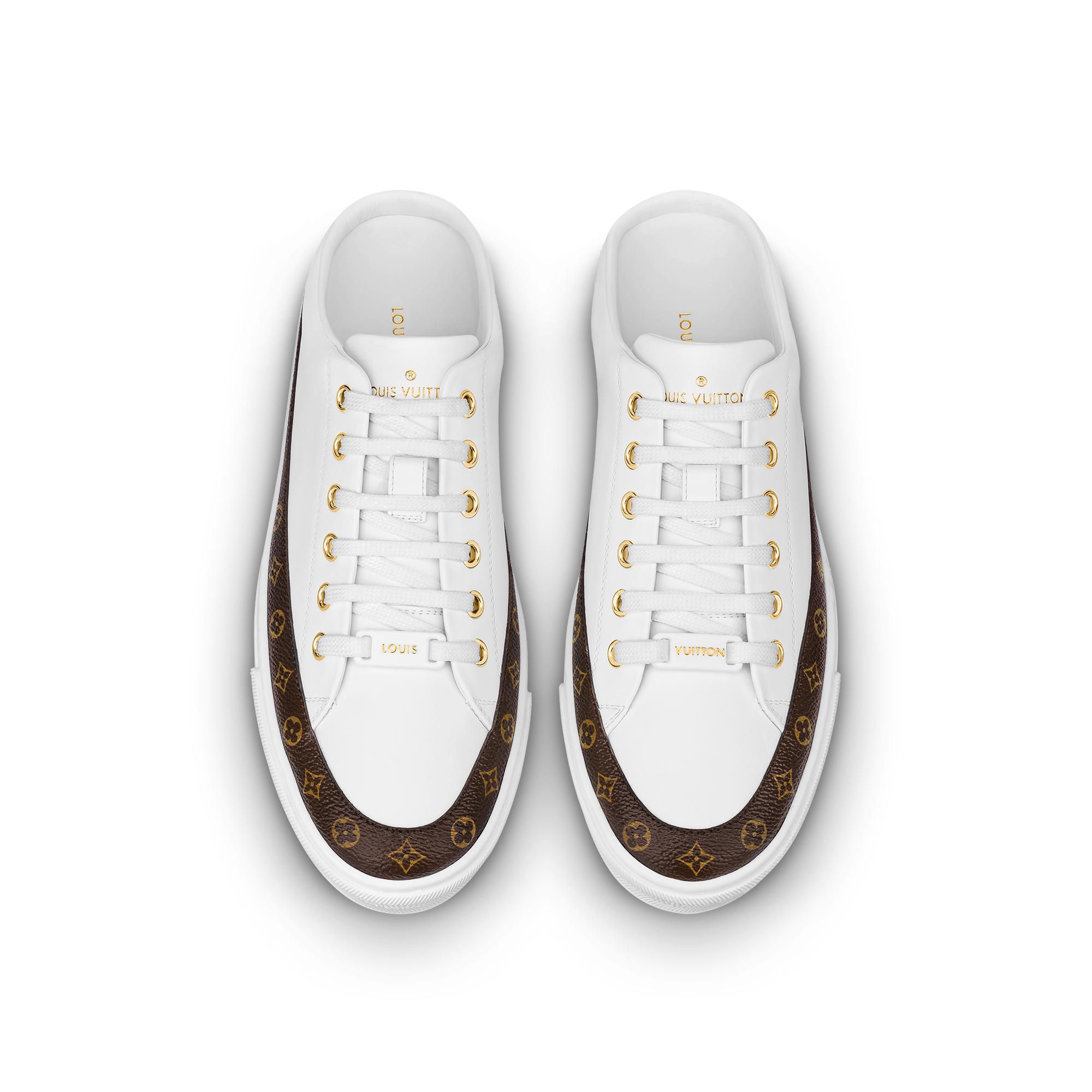 lv open back sneaker