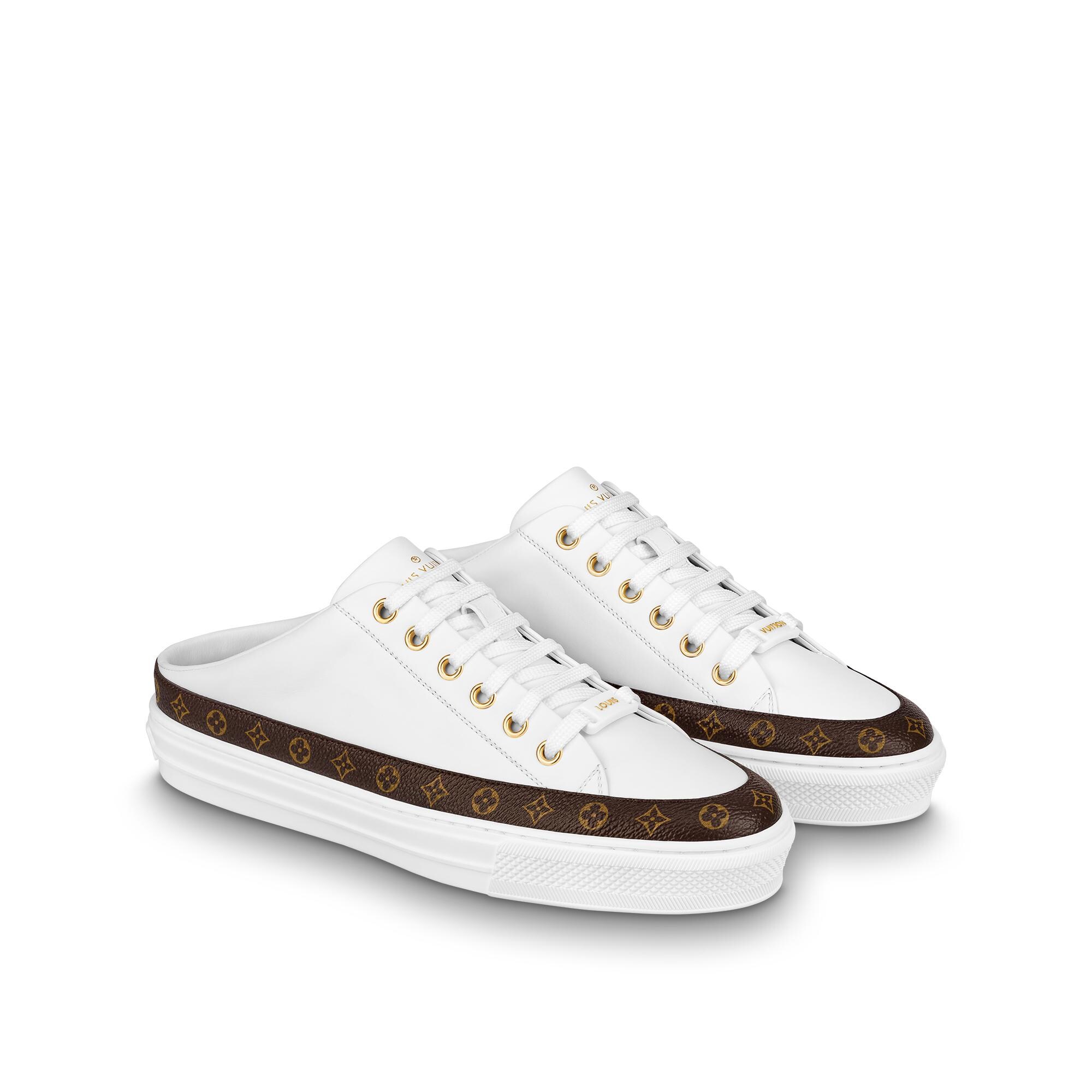 lv open back sneaker