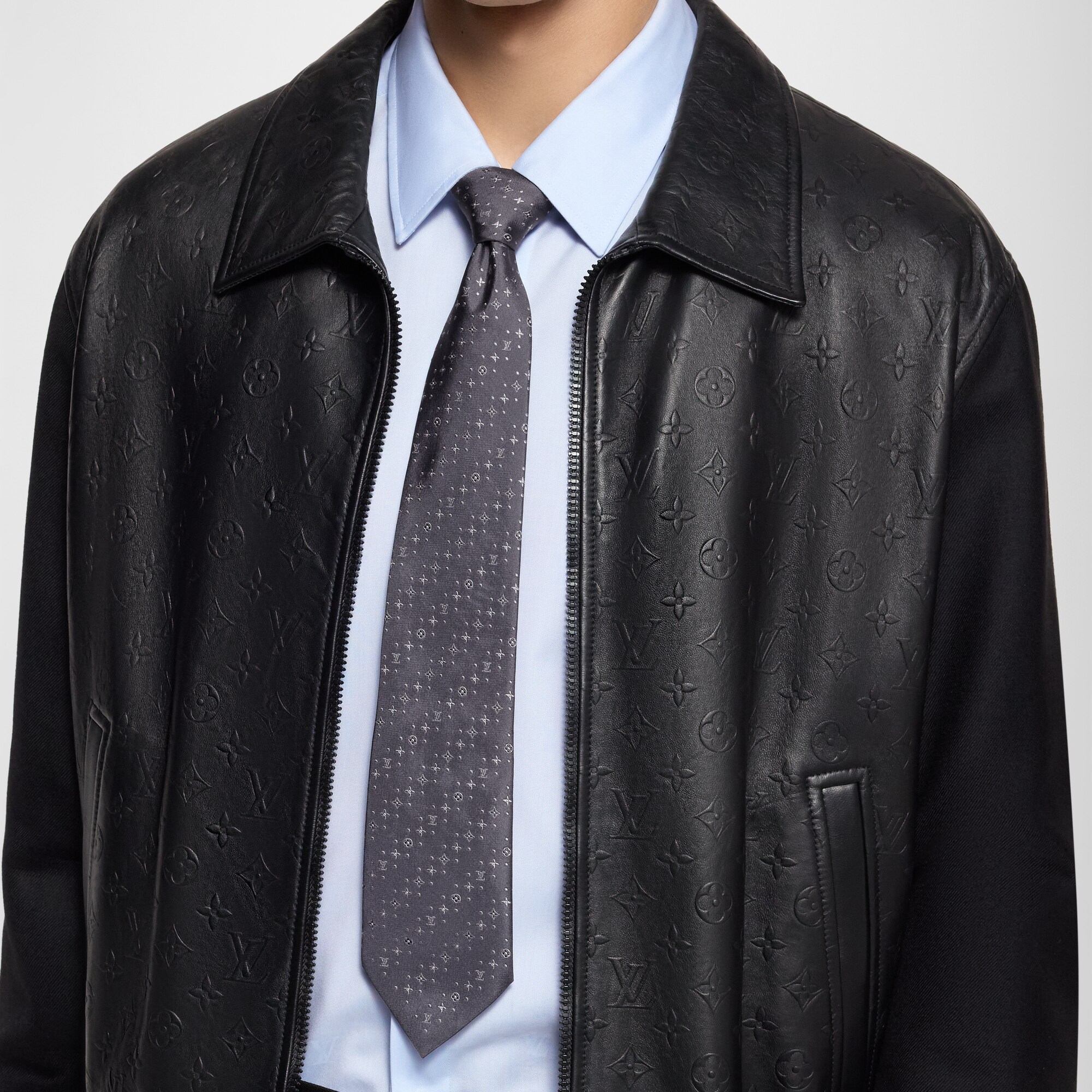 Stormy Monogram Tie S00 in Men