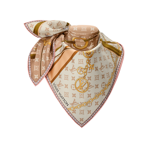 Strap And Trunk Square 70 S00 in Women's Accessories Silk Squares and Bandeaus collections by Louis Vuitton (Product zoom)