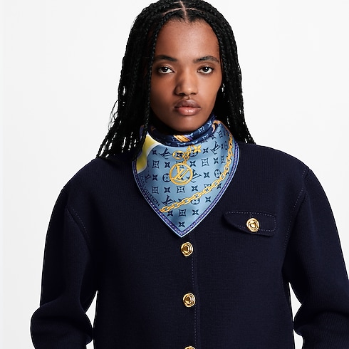 Strap And Trunk Square 70 S00 in Women's Accessories Silk Squares and Bandeaus collections by Louis Vuitton (Product zoom)