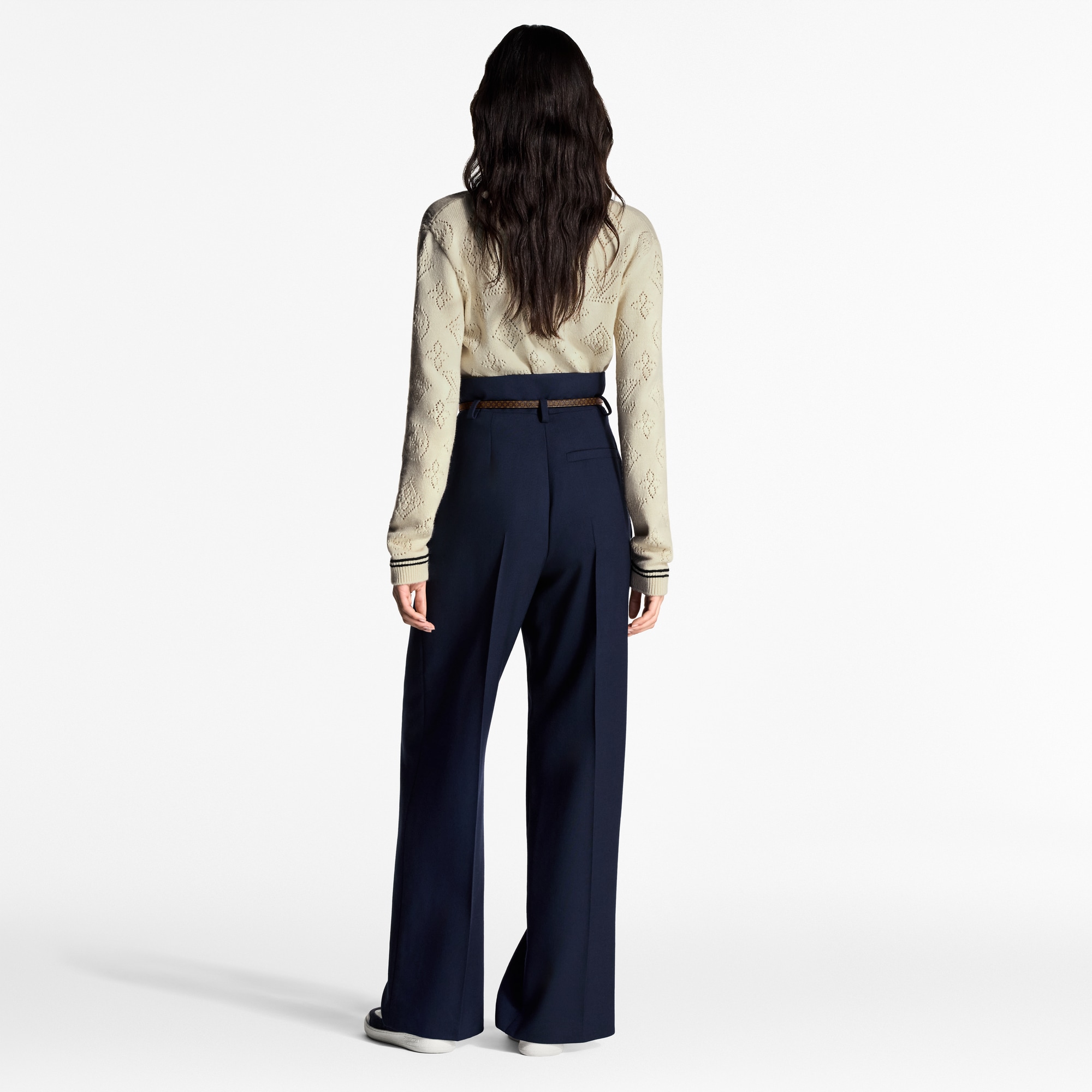 Stripe Accent Pullover   in Women