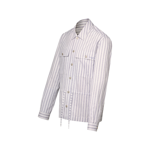 Striped Overshirt in Men's Ready to Wear All Ready-To-Wear collections by Louis Vuitton (Product zoom)
