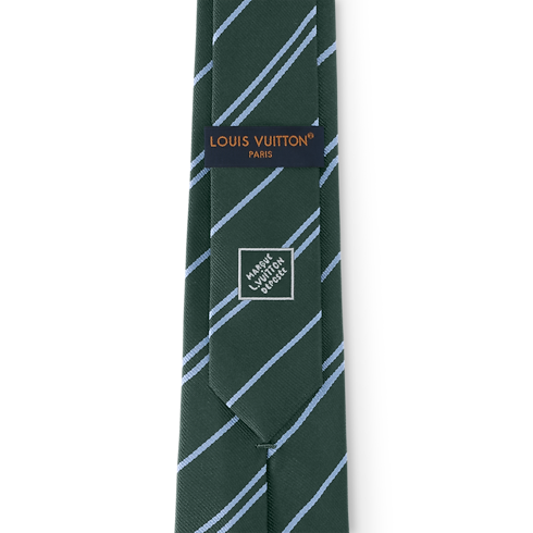Stripes Ecu Tie S00 in Men's Accessories Ties and Pocket Squares collections by Louis Vuitton (Product zoom)