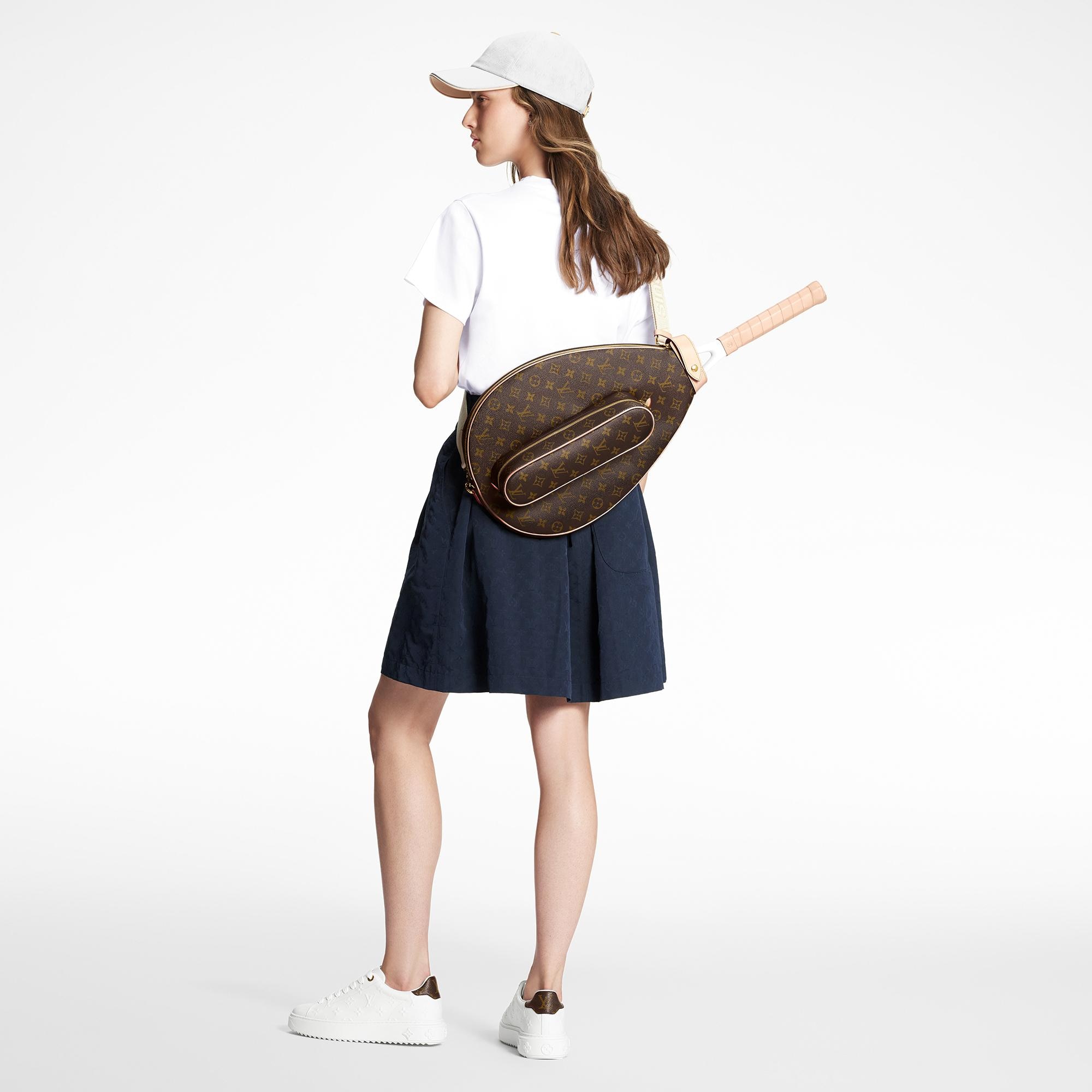 Suzanne Racket Pouch Monogram Canvas in Trunks, Travel and Home