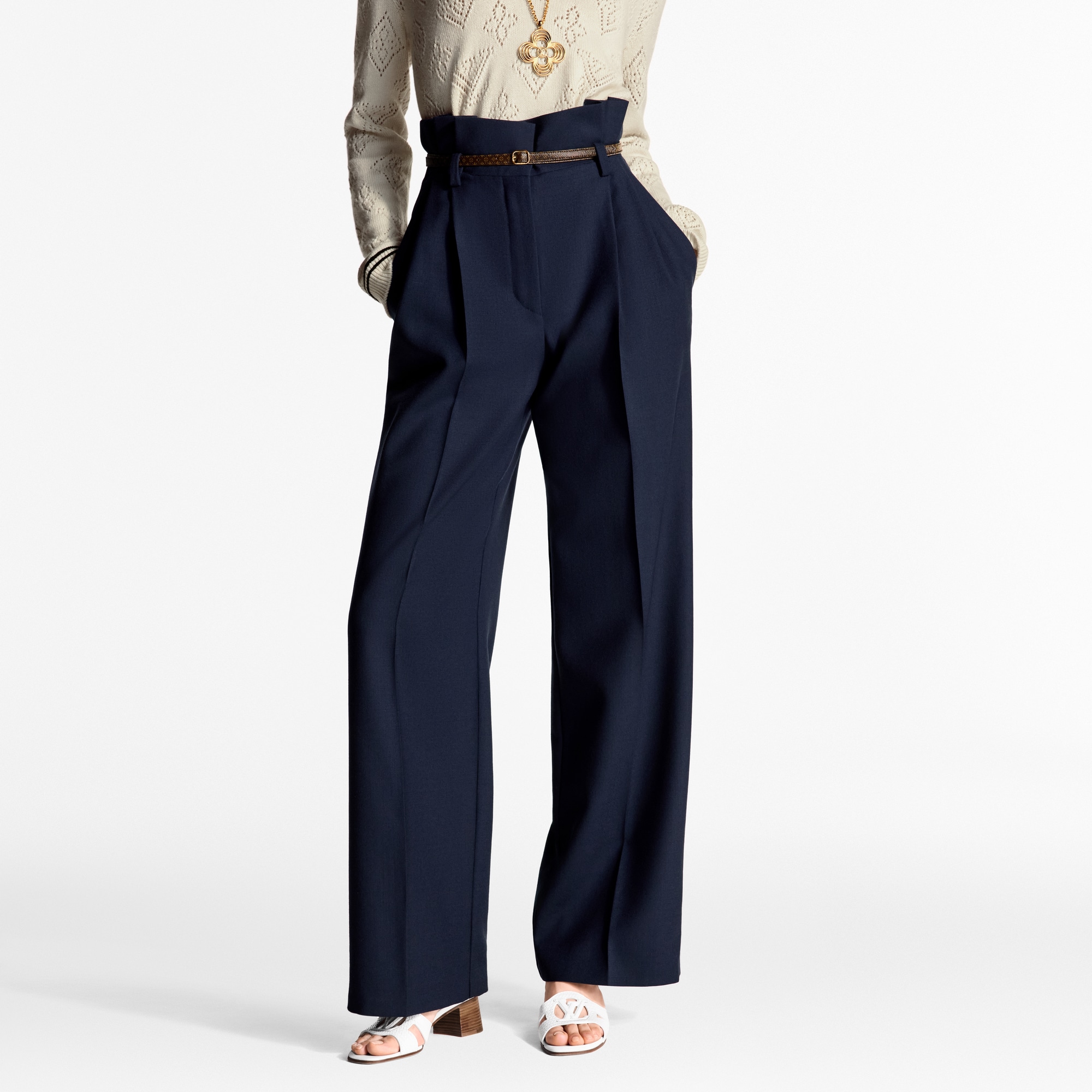 Tailored Paperbag Pants  in Women