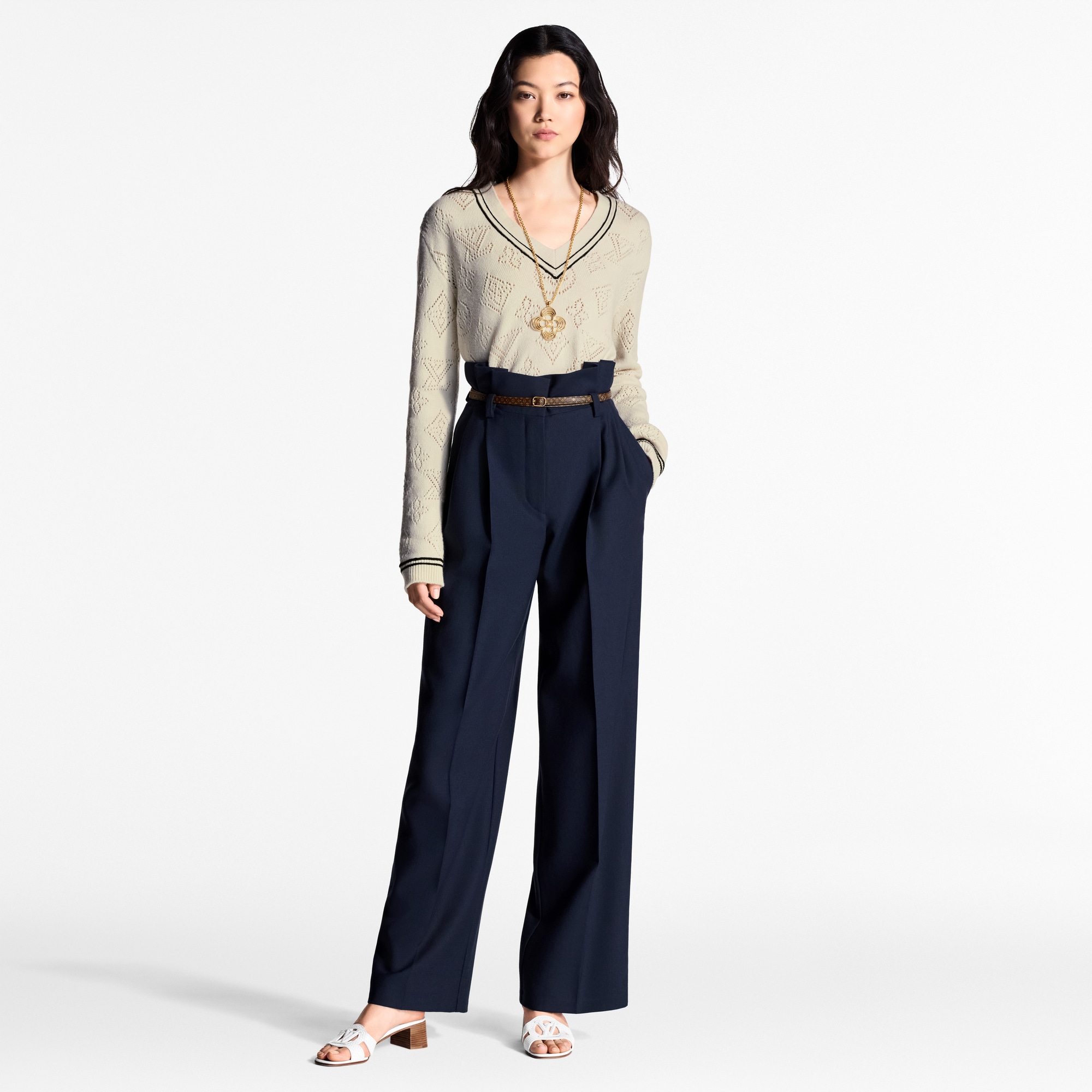 Tailored Paperbag Pants  in Women