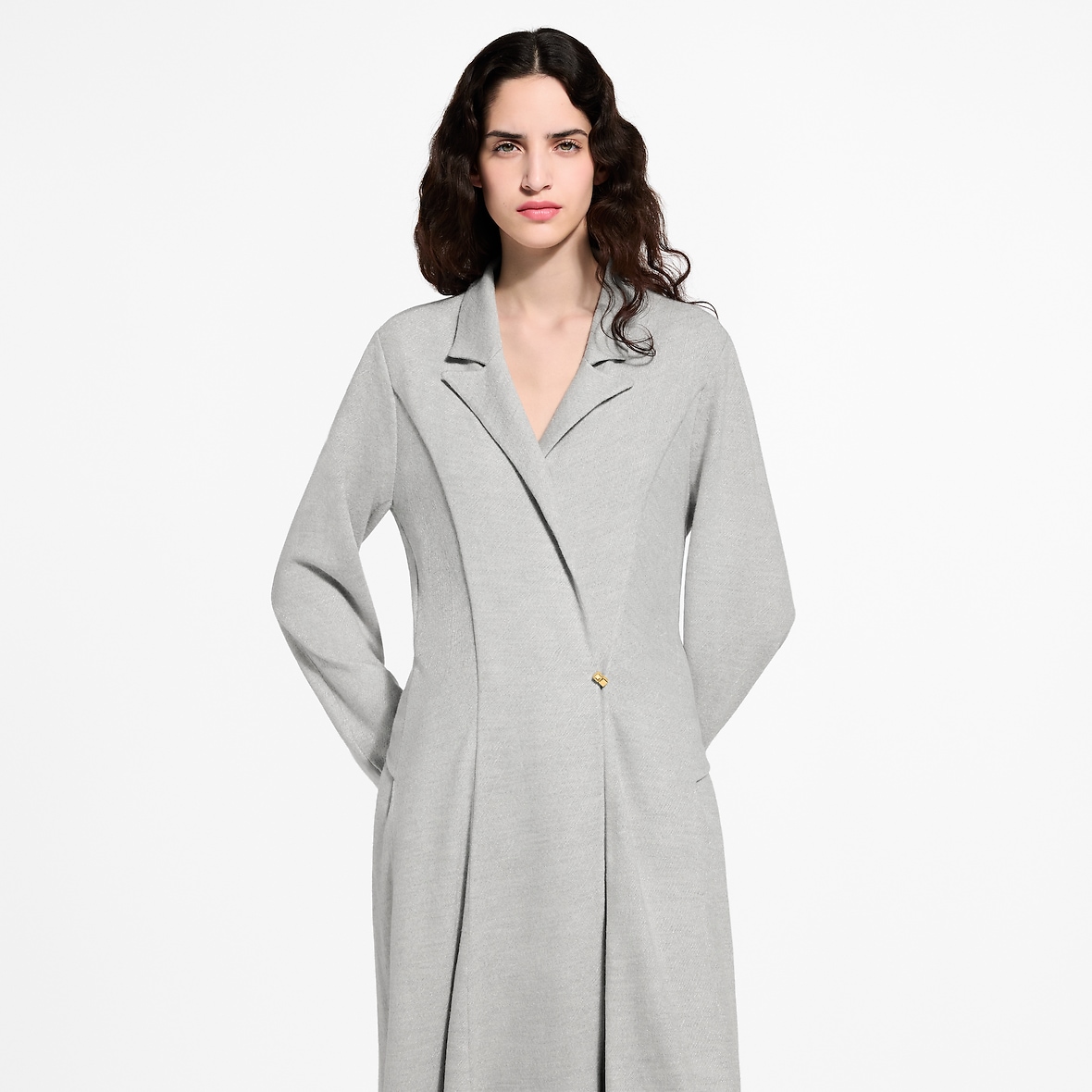 Lv Robe Pink Tailored Robe Coat - Ready-to-Wear | LOUIS VUITTON