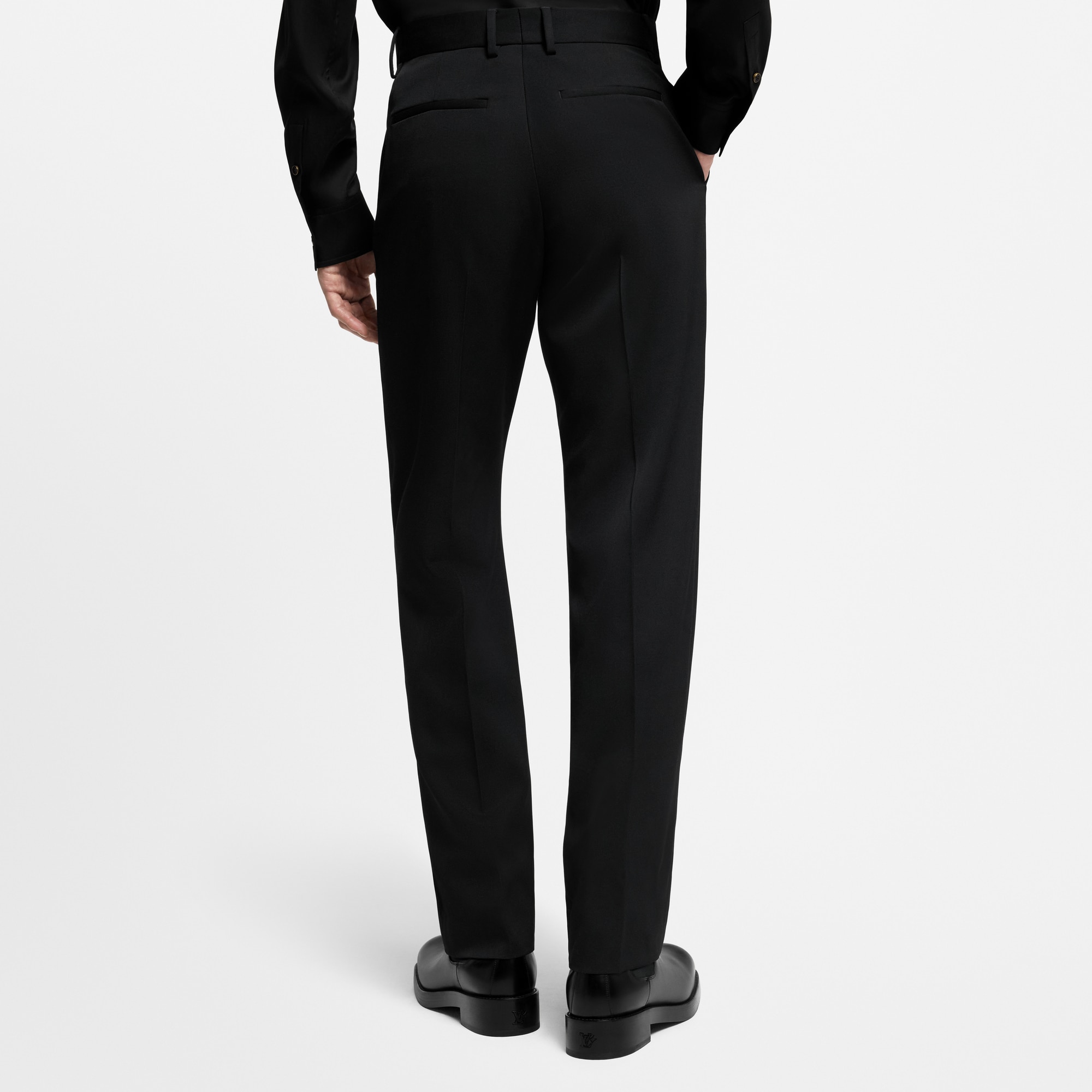 Tailored Wool Cigarette Pants  in Men