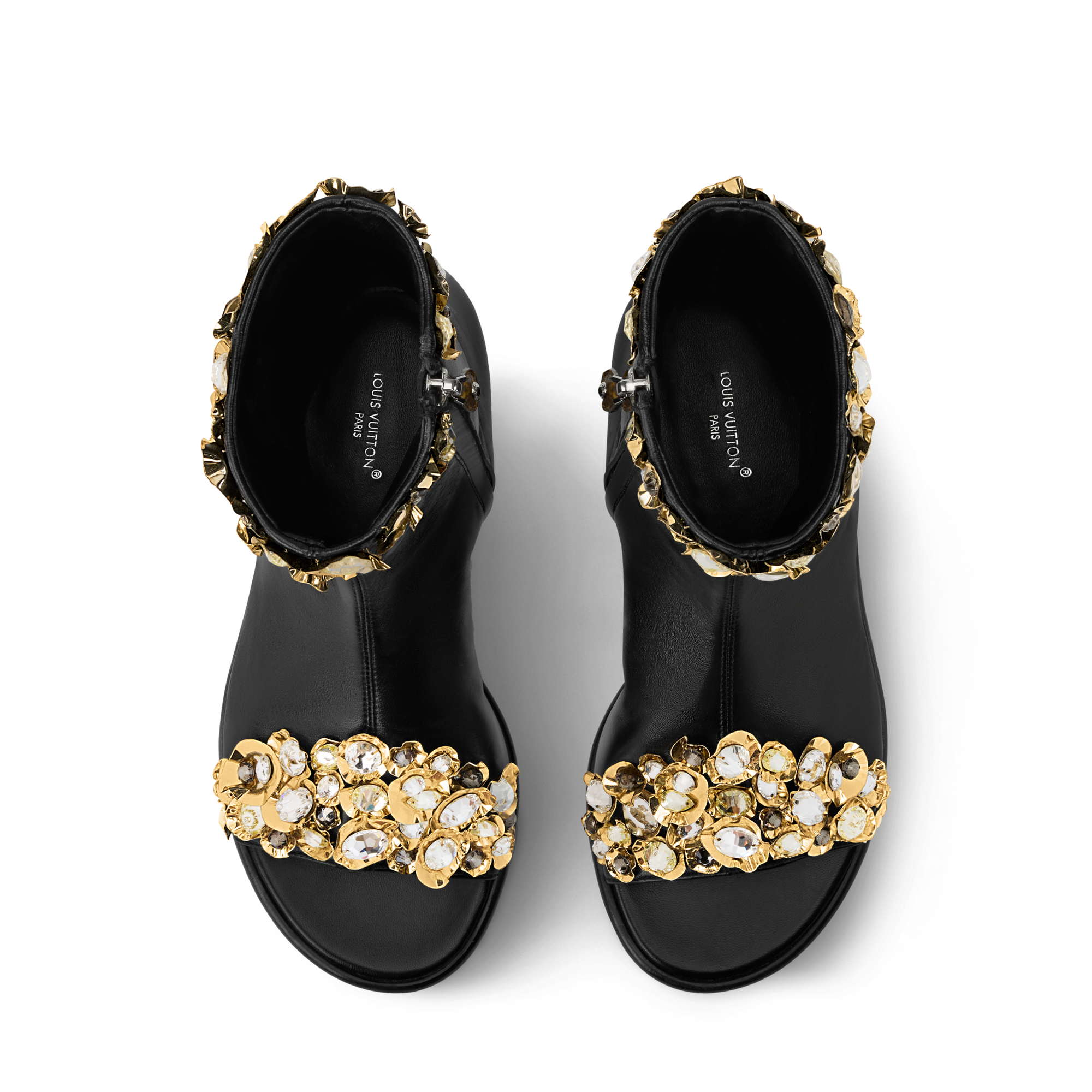 Talisman Open Toe Flat Ankle Boot  in Women