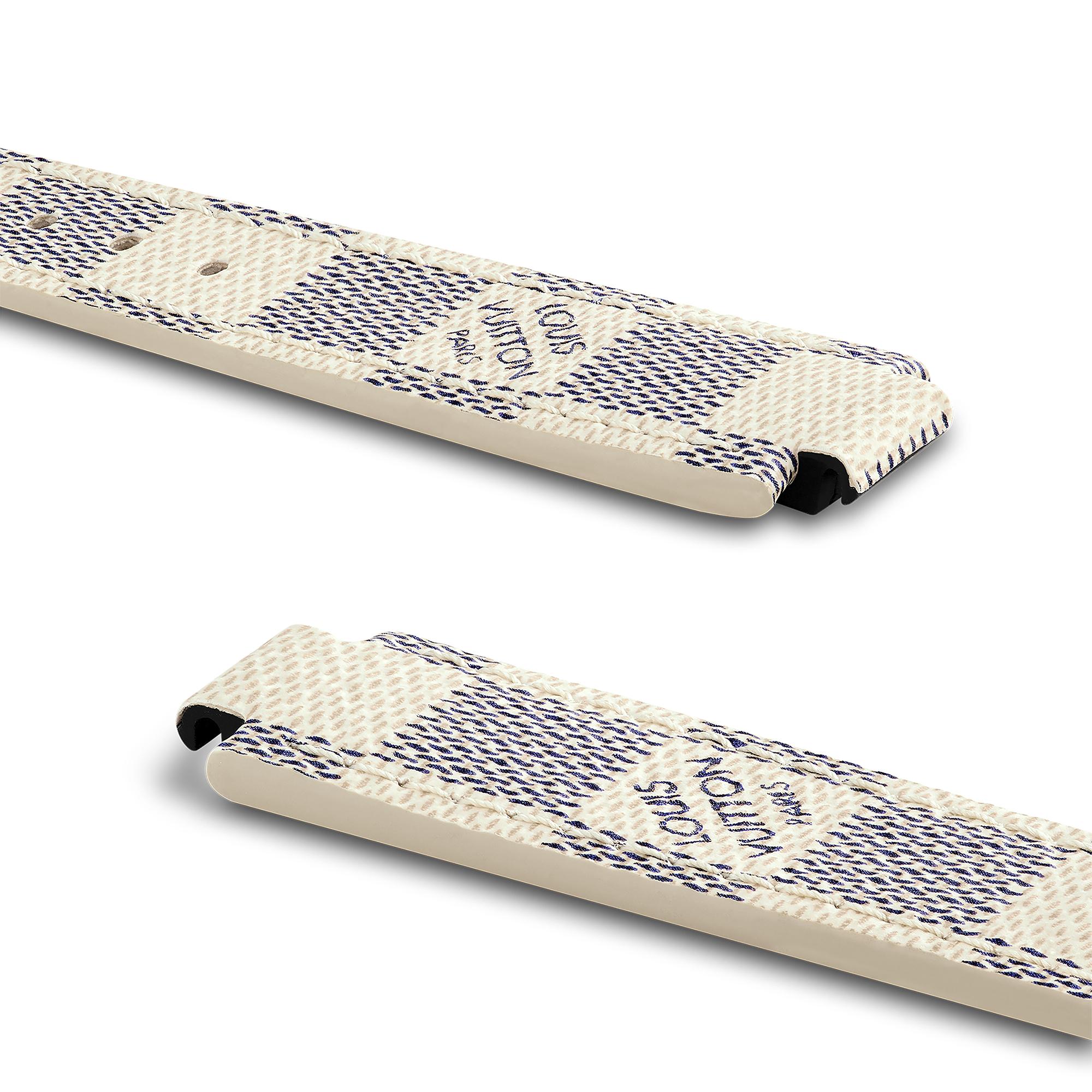 Tambour Damier Azur Canvas Strap  in Women