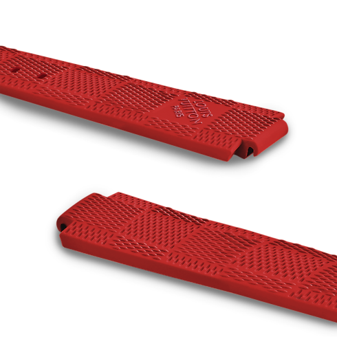 Tambour Damier Rubber Strap in Les Extraordinaires's Watchmaking Accessories collections by Louis Vuitton (Product zoom)