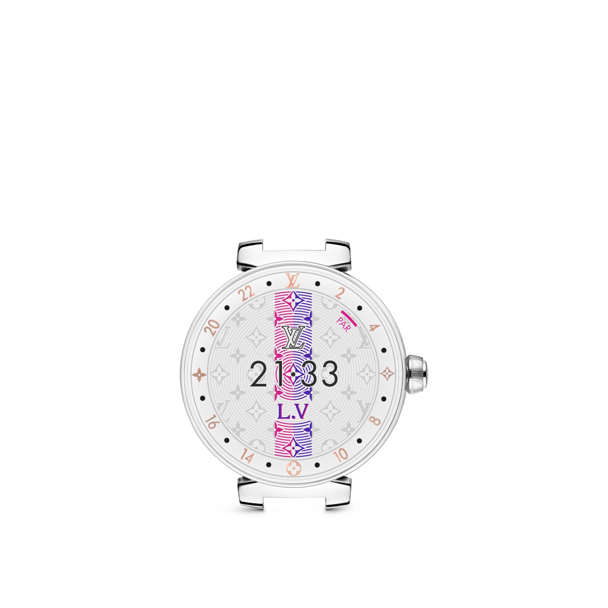 tambour horizon pure white 42 my lv tambour