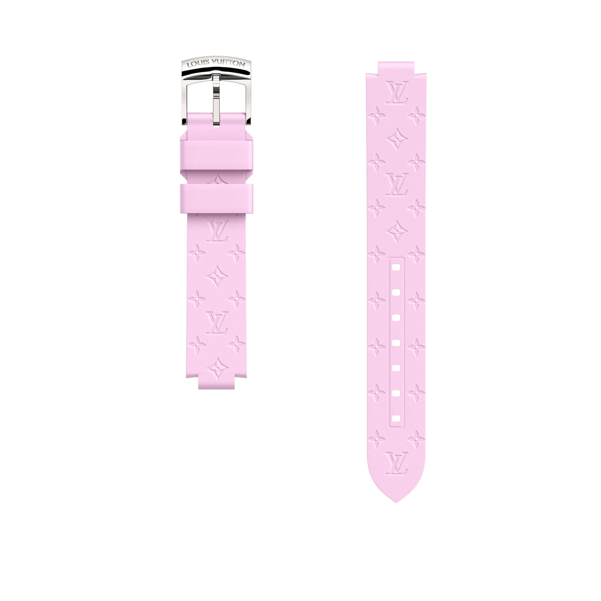 Tambour Monogram Rubber Strap  in Watches