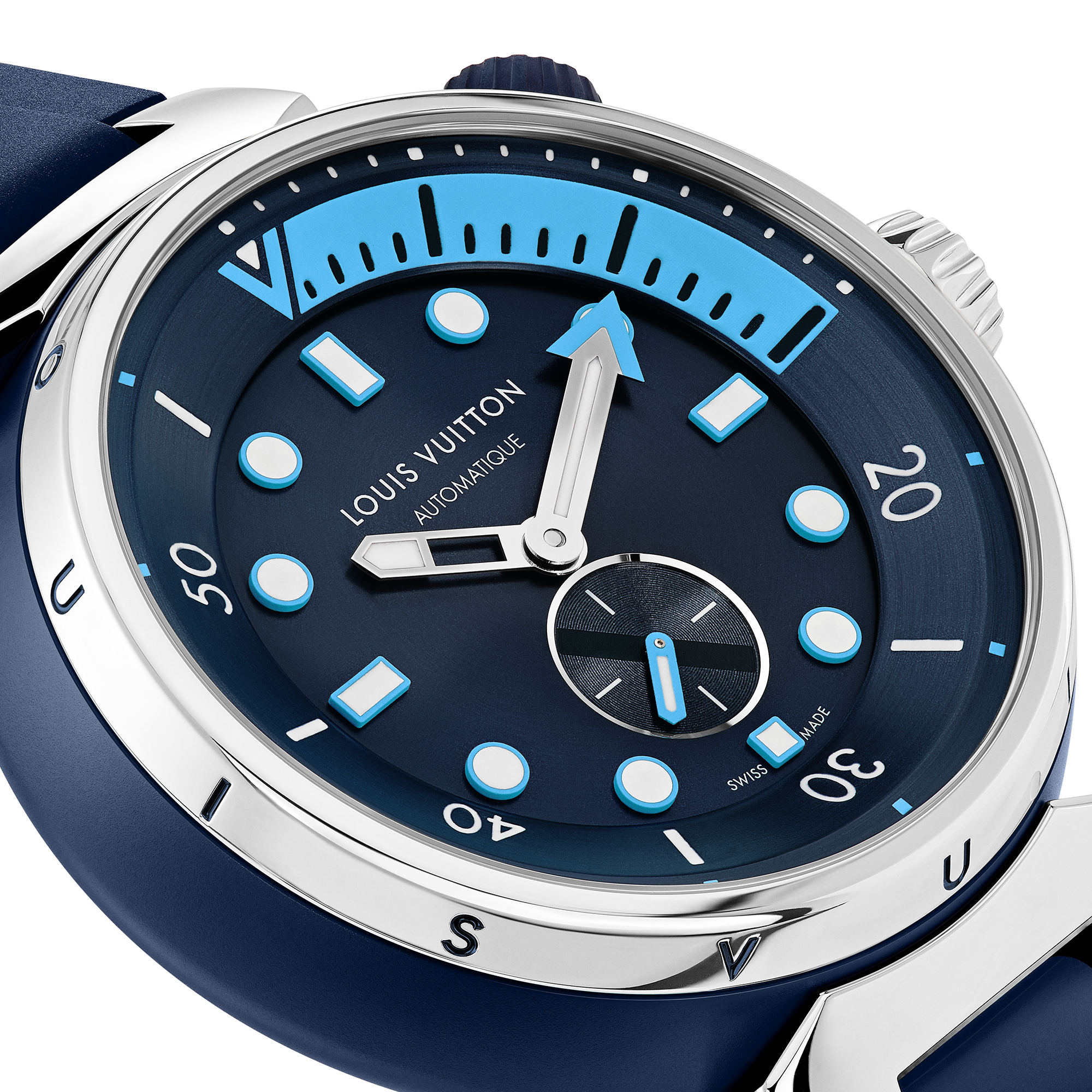 Tambour Street Diver, automatic, 44mm, steel  in Watches