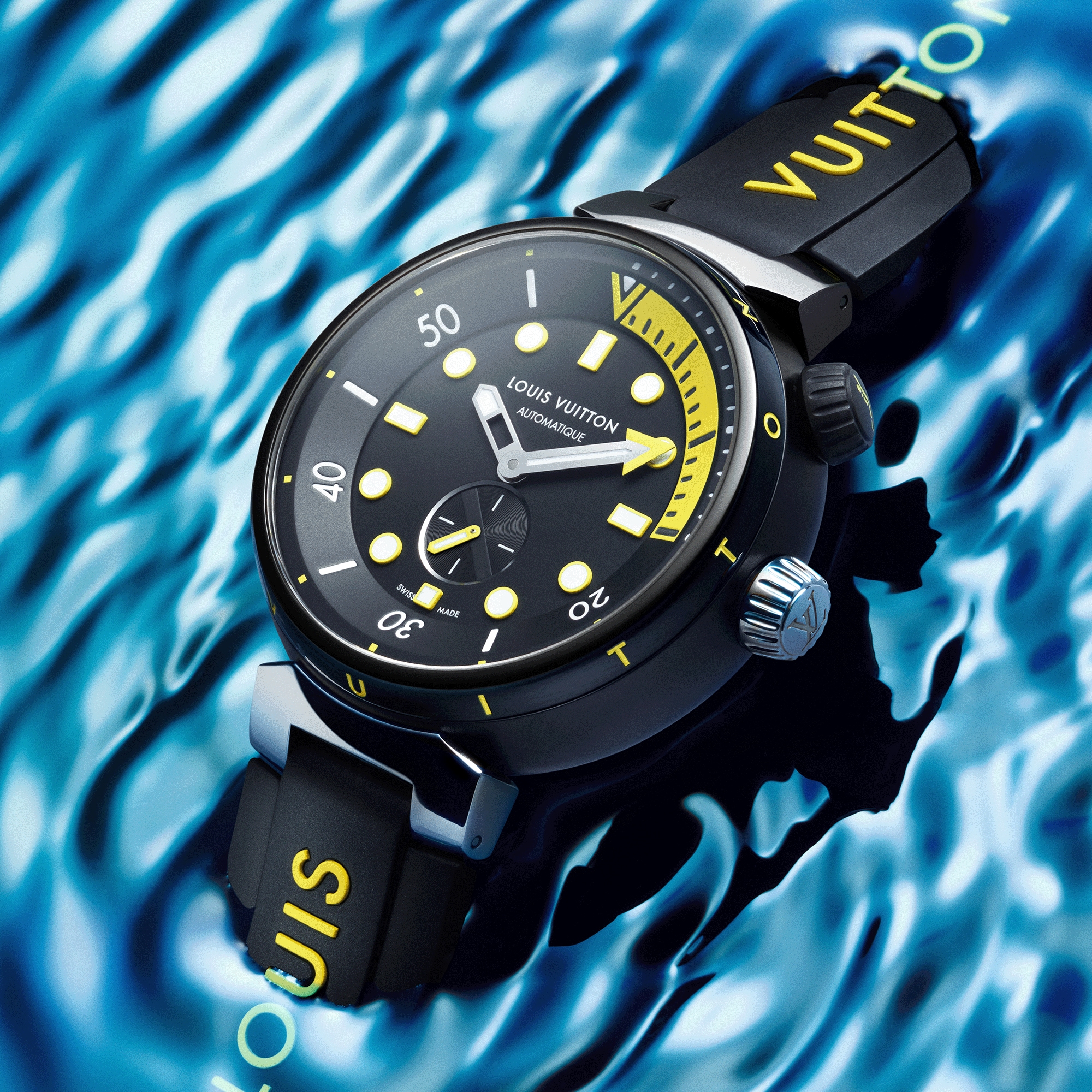 Tambour Street Diver, automatic, 44mm, steel  in Watches