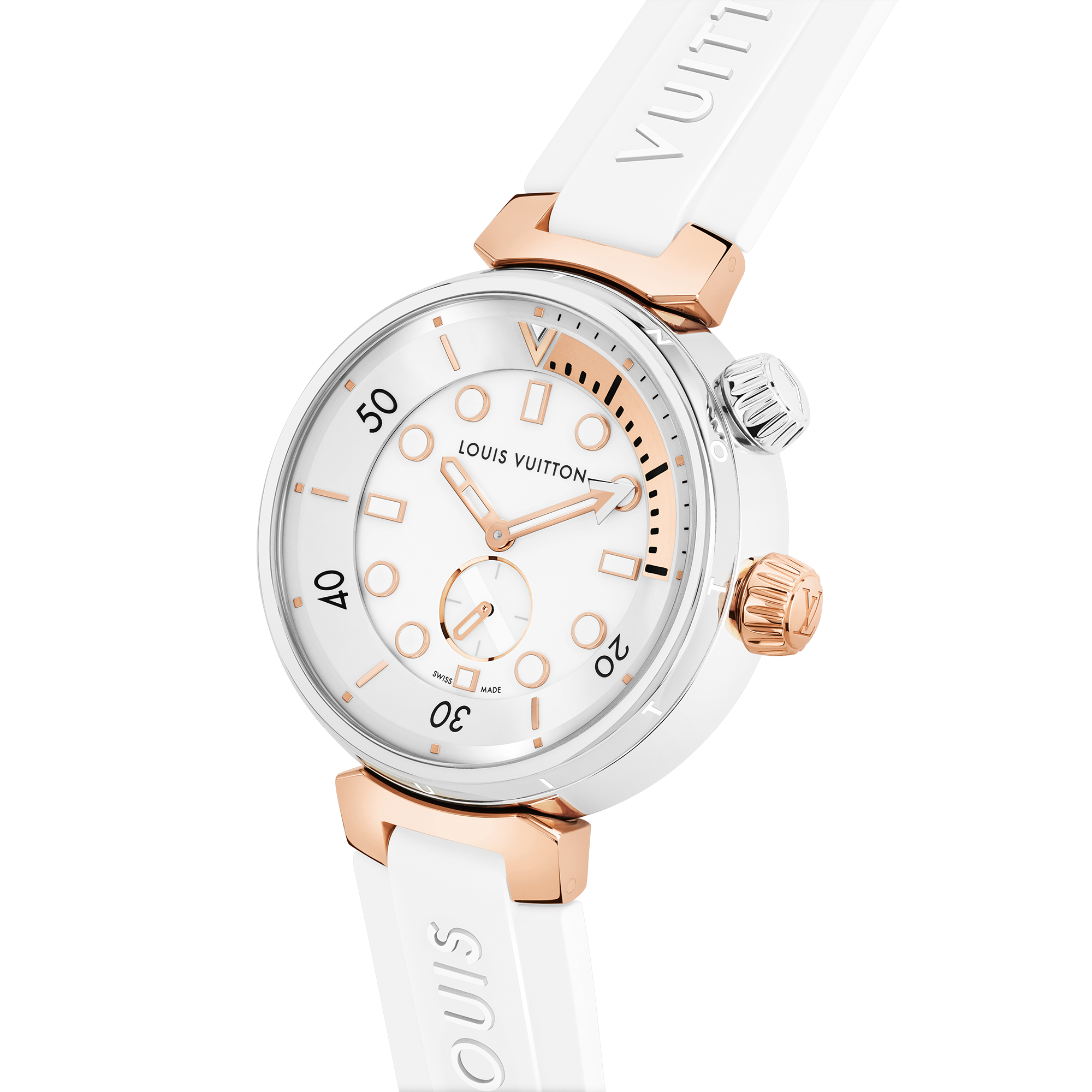 Tambour Street Diver, Quartz, 39.5mm, Steel and Rose Gold  display picture 1