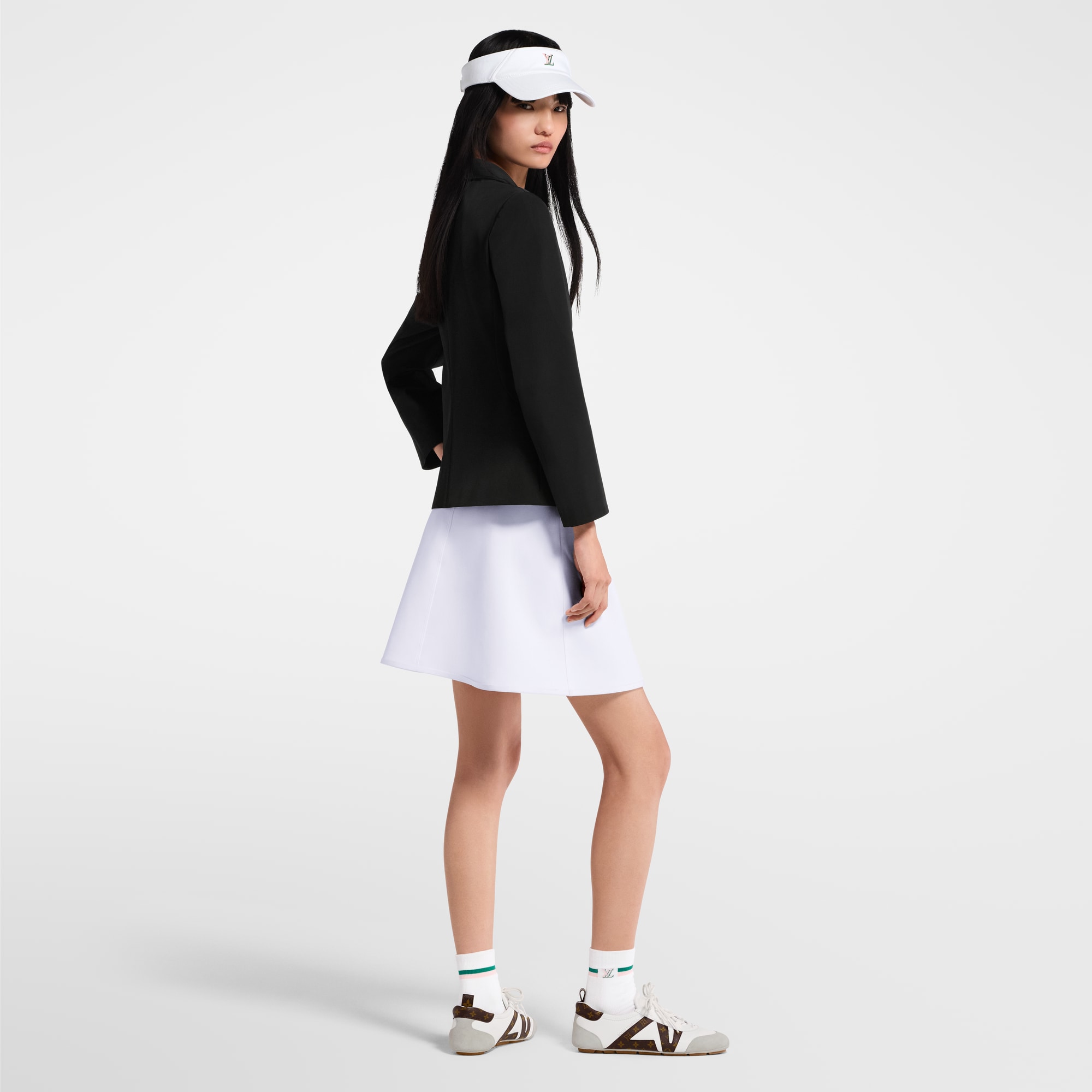 Technical Jersey Mini Wrap Skirt  in Women