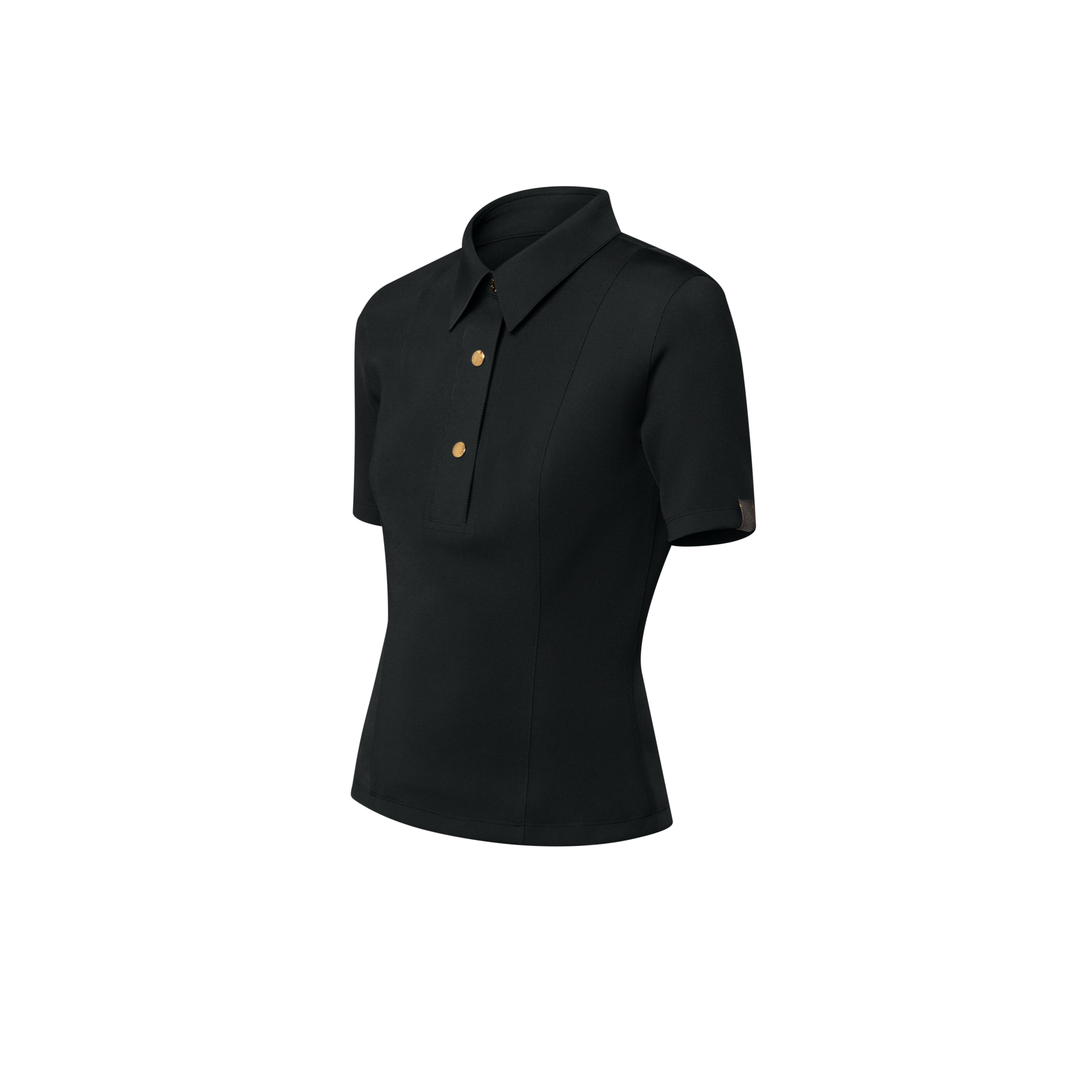 Technical Jersey Polo Top  in Women