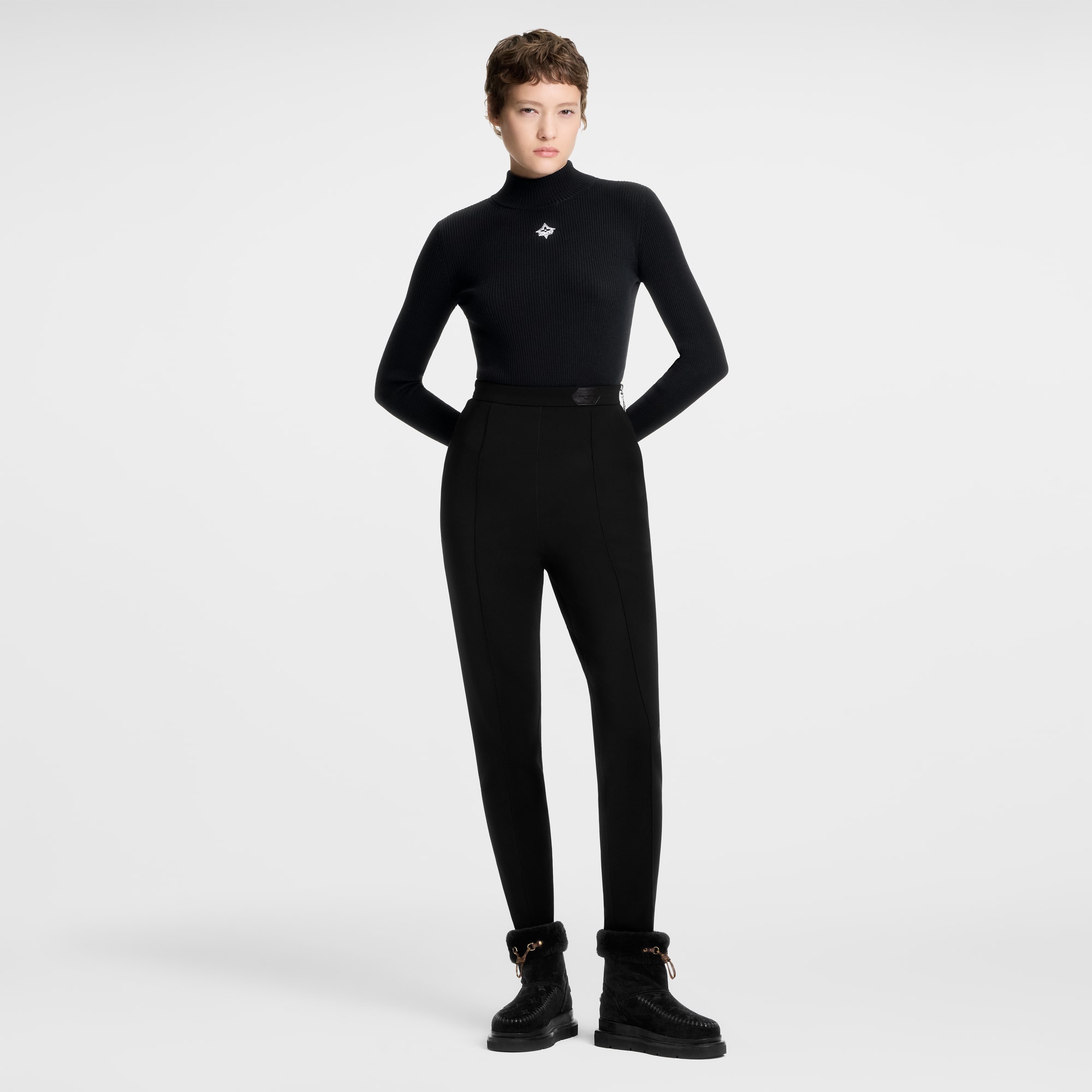 Technical Jersey Stirrup Pants  in Women