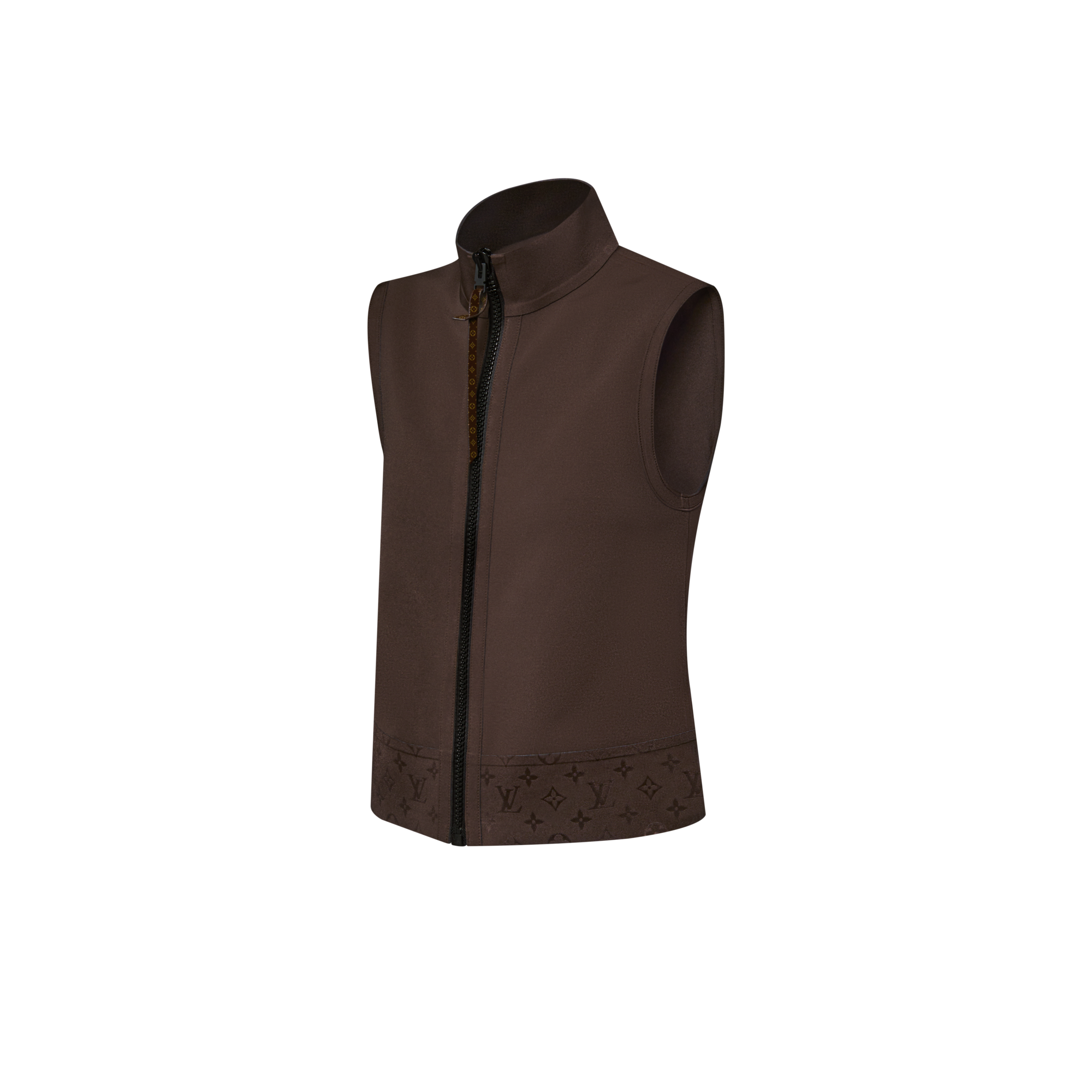 Technical Jersey Zip-Up Gilet  in Women