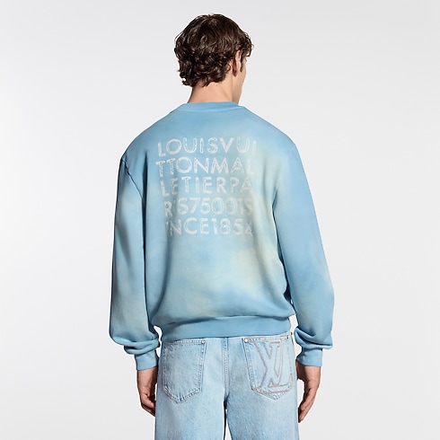 Tie-Dye Sweatshirt in Men's Ready to Wear All Ready-To-Wear collections by Louis Vuitton (Product zoom)
